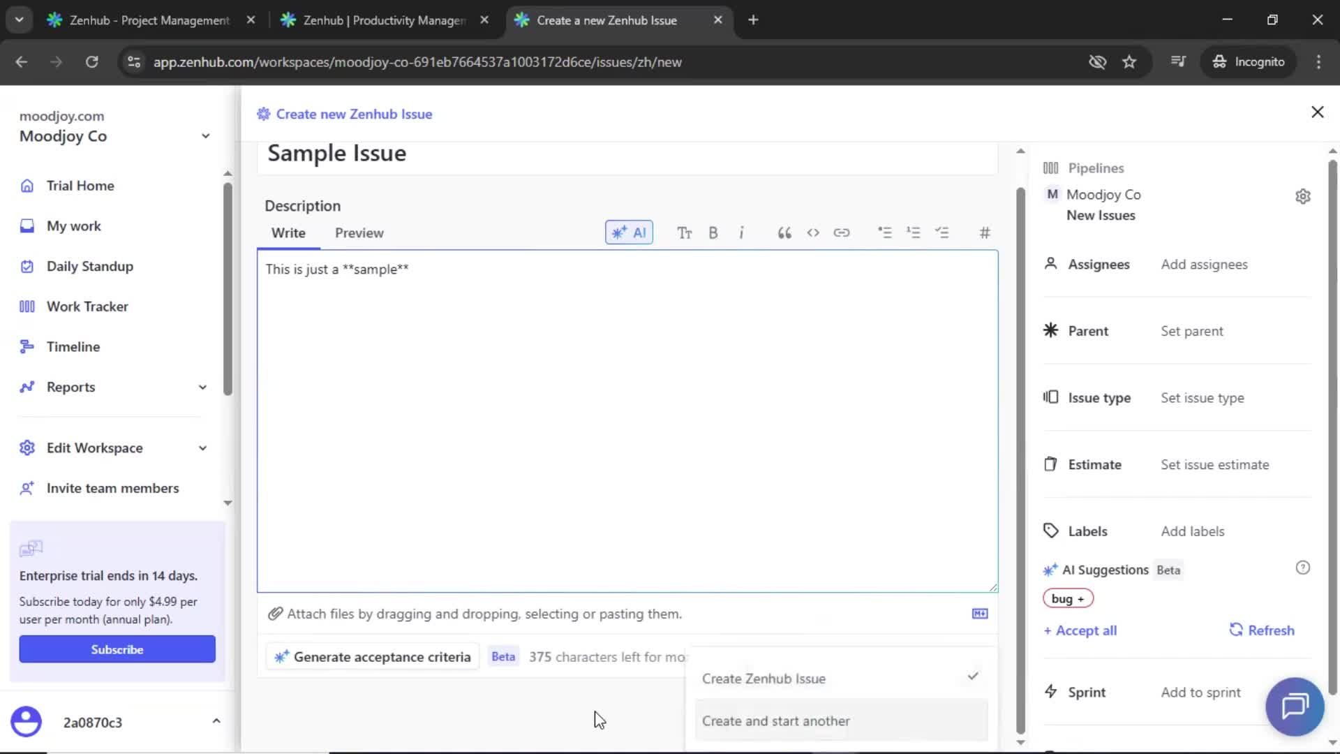 Onboarding screenshot