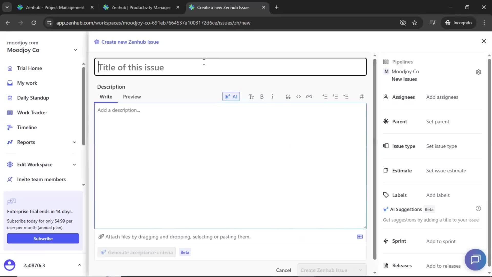 Onboarding screenshot