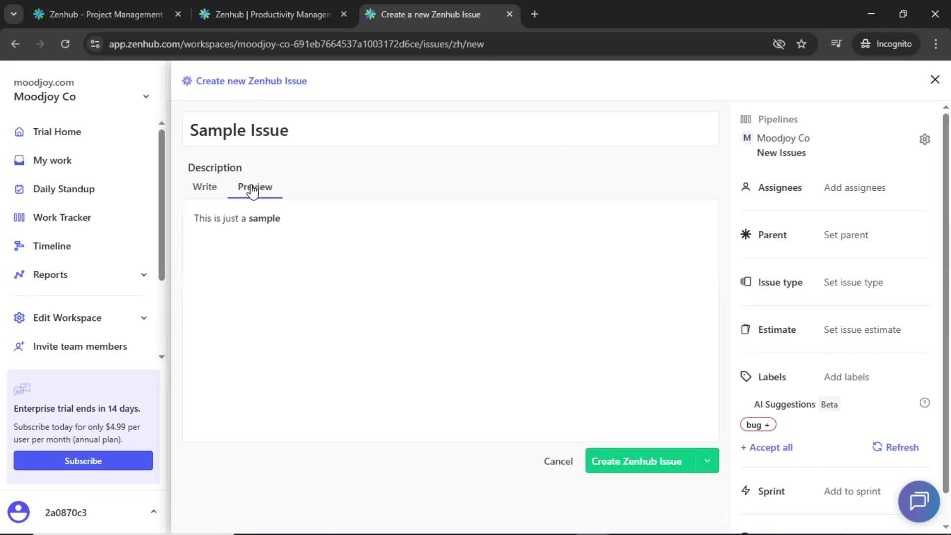 Onboarding screenshot