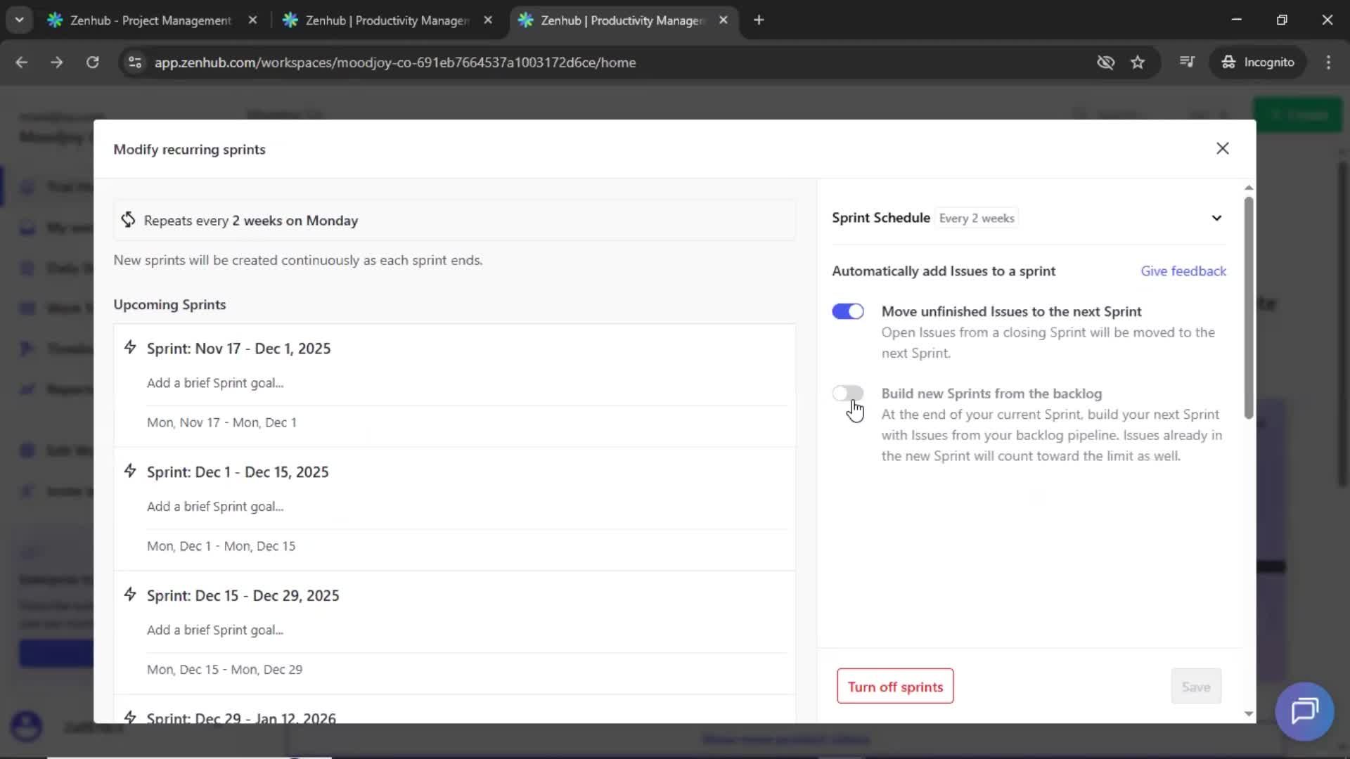 Onboarding screenshot