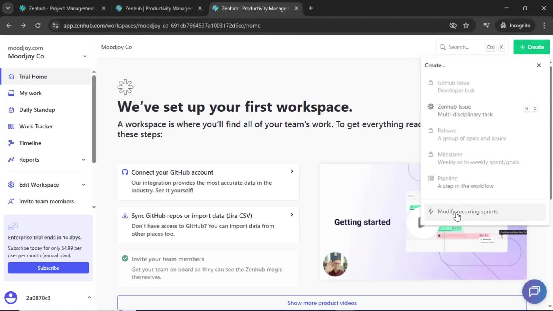 Onboarding screenshot