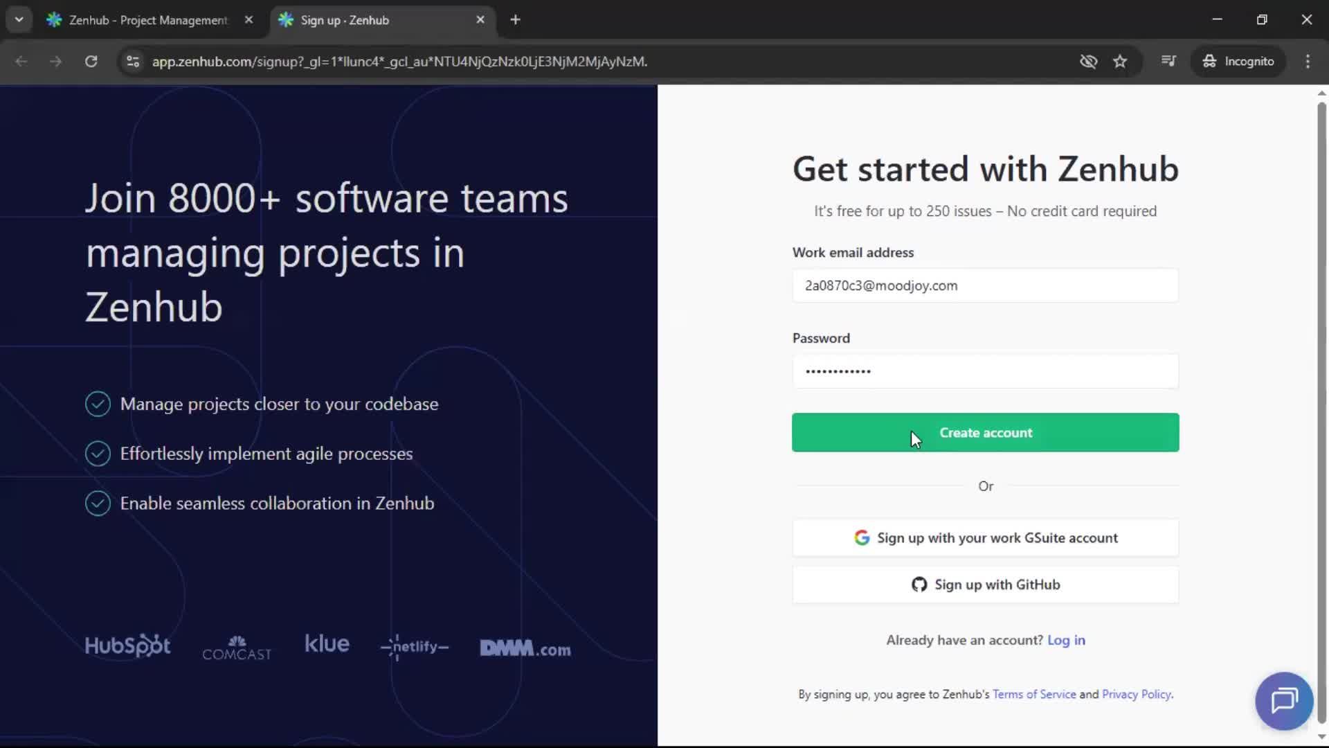 Onboarding screenshot