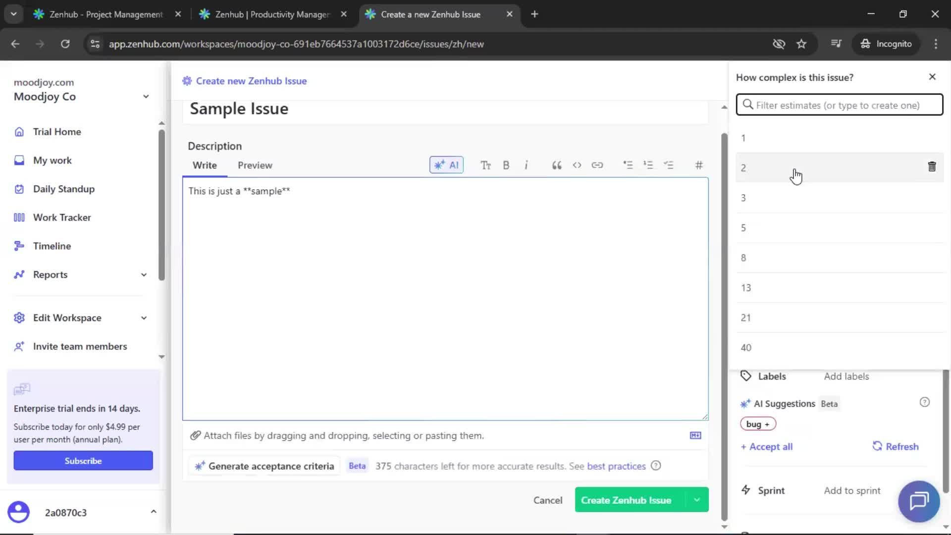 Onboarding screenshot