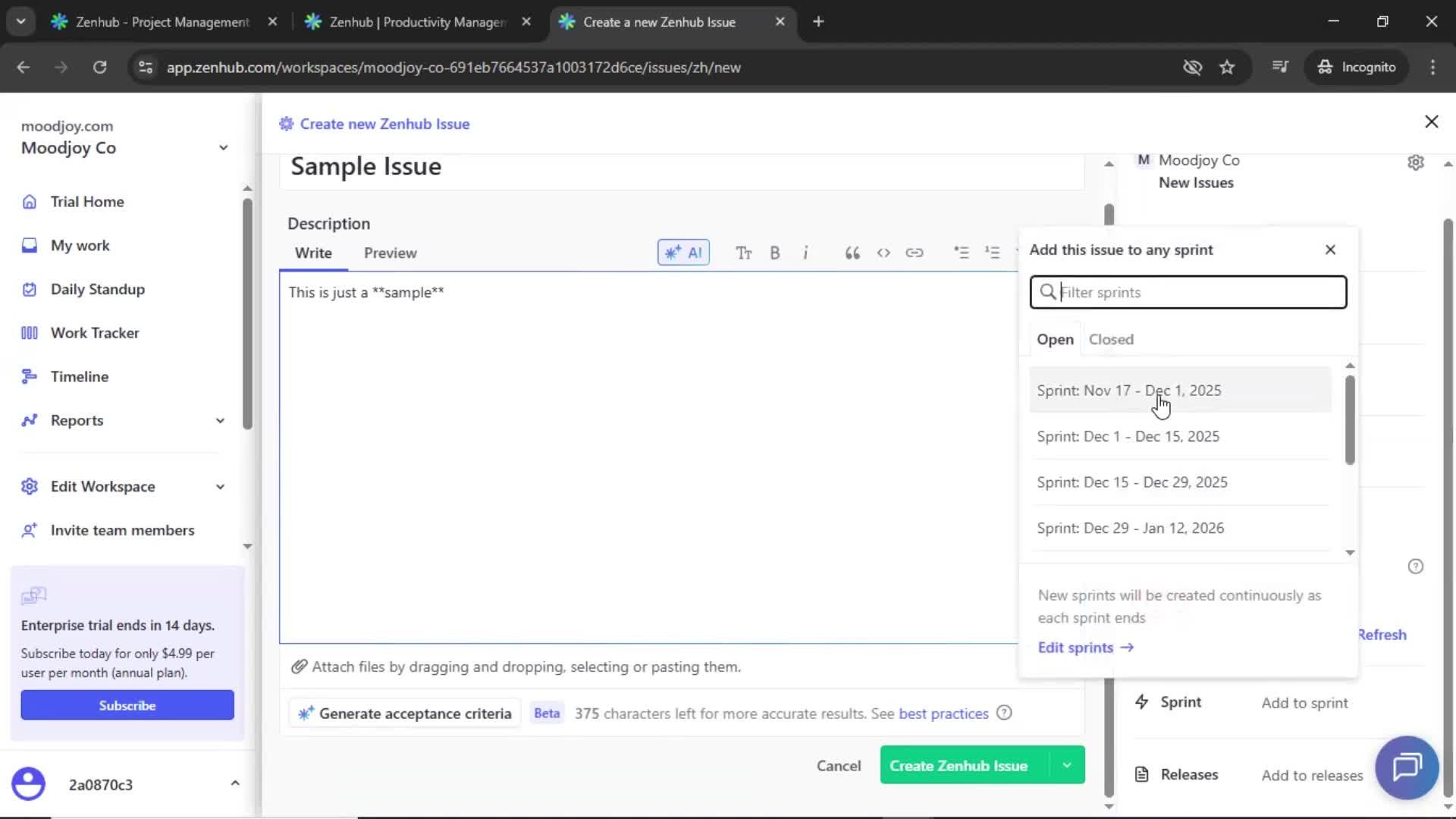 Onboarding screenshot