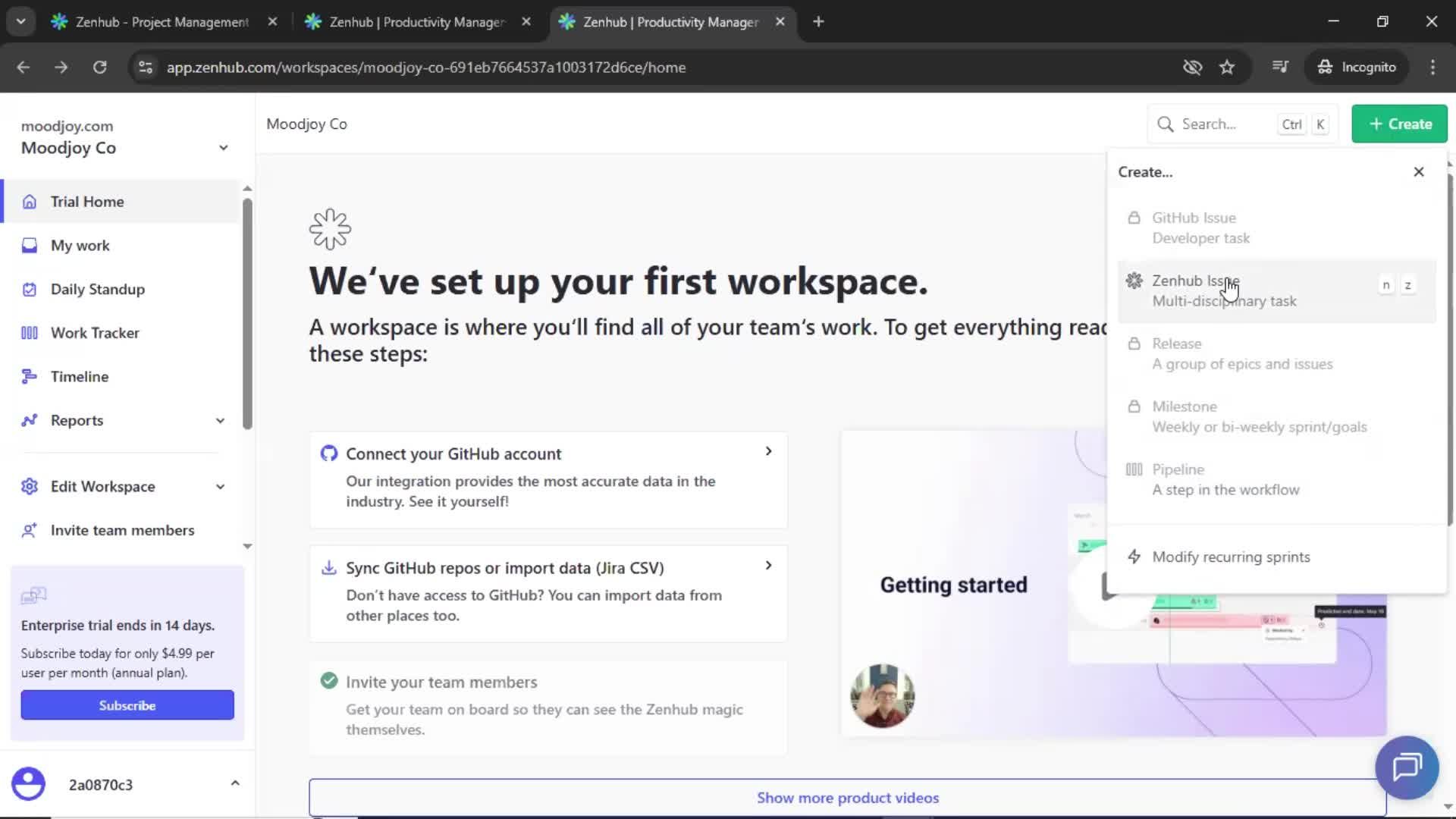 Onboarding screenshot