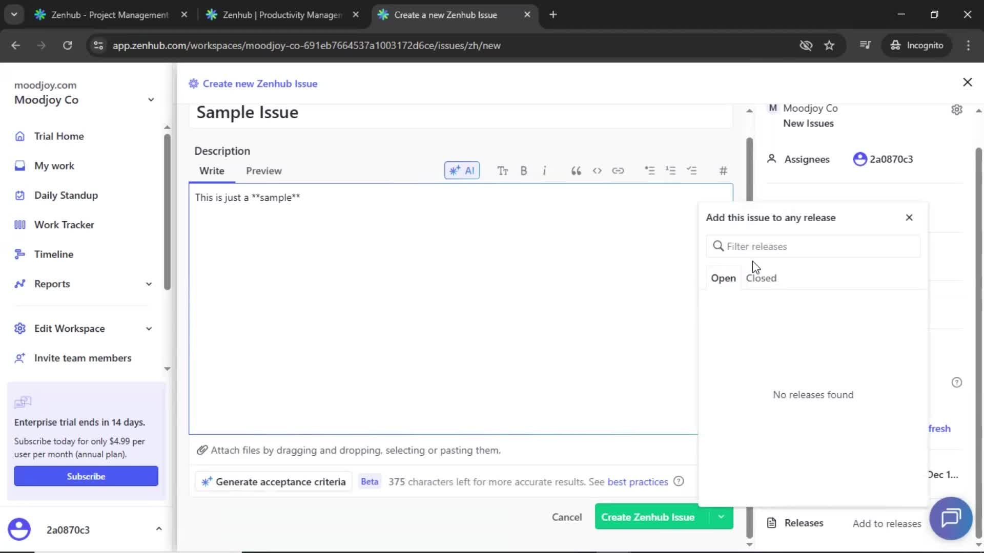 Onboarding screenshot