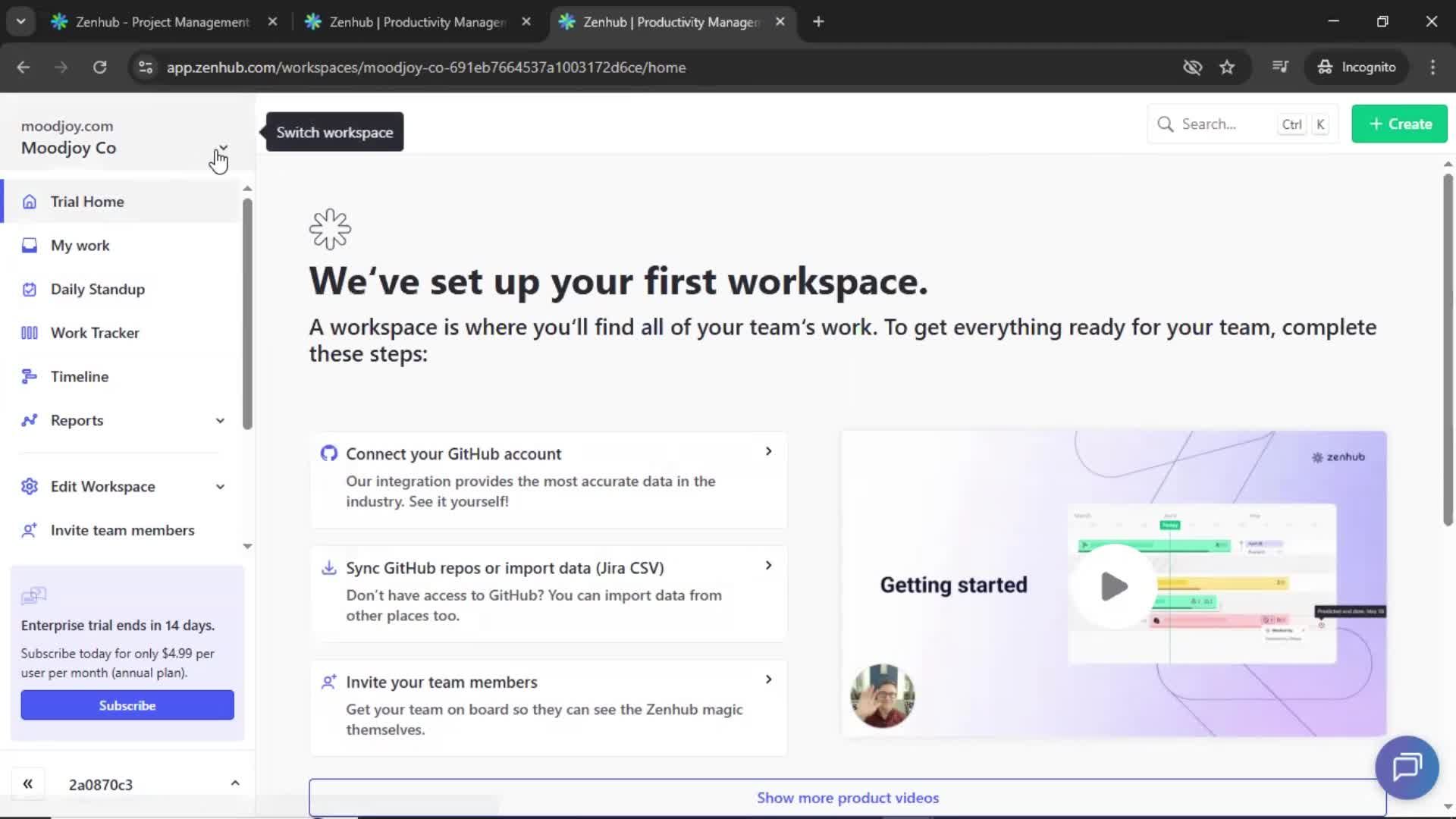 Onboarding screenshot
