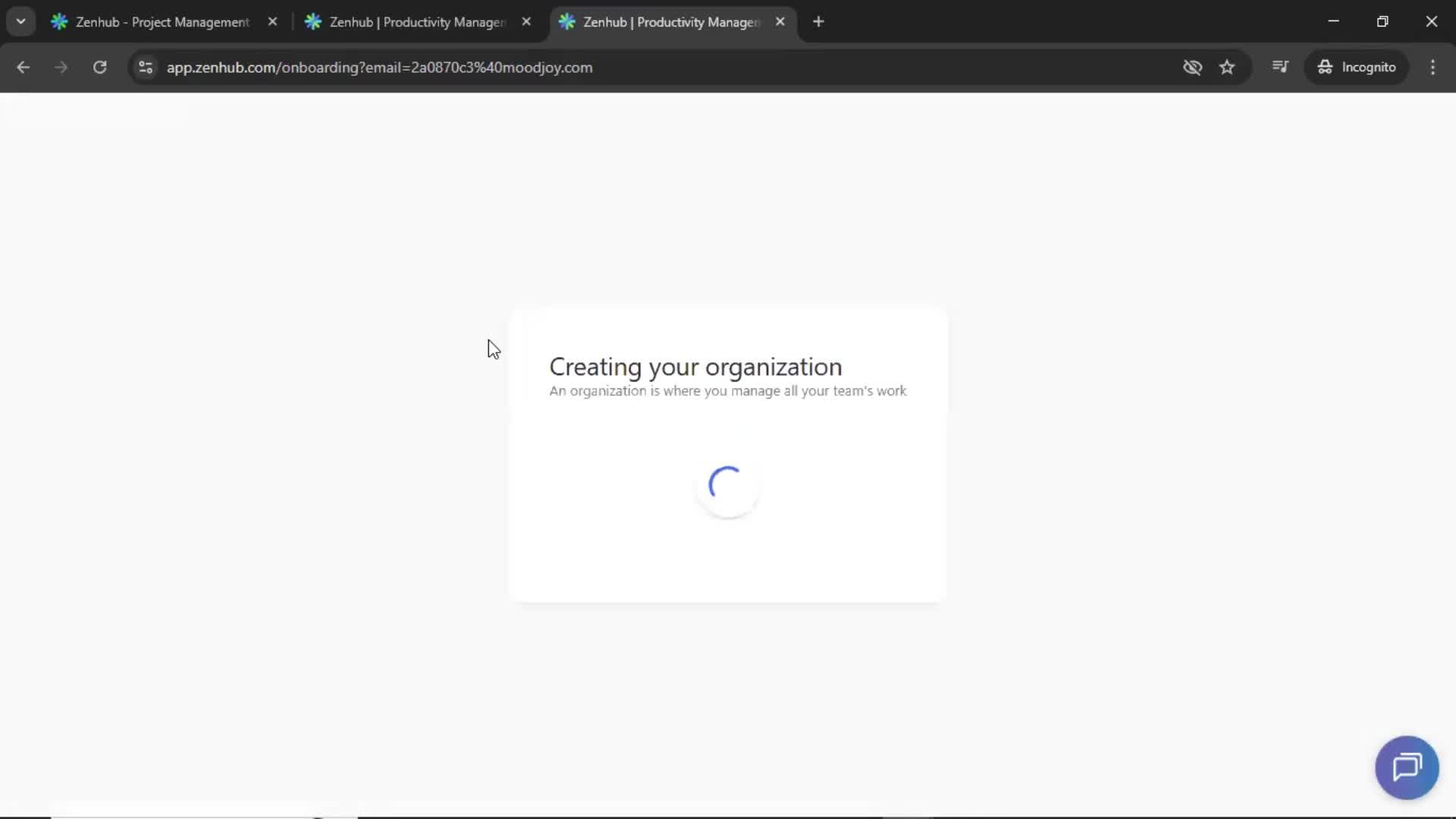 Onboarding screenshot