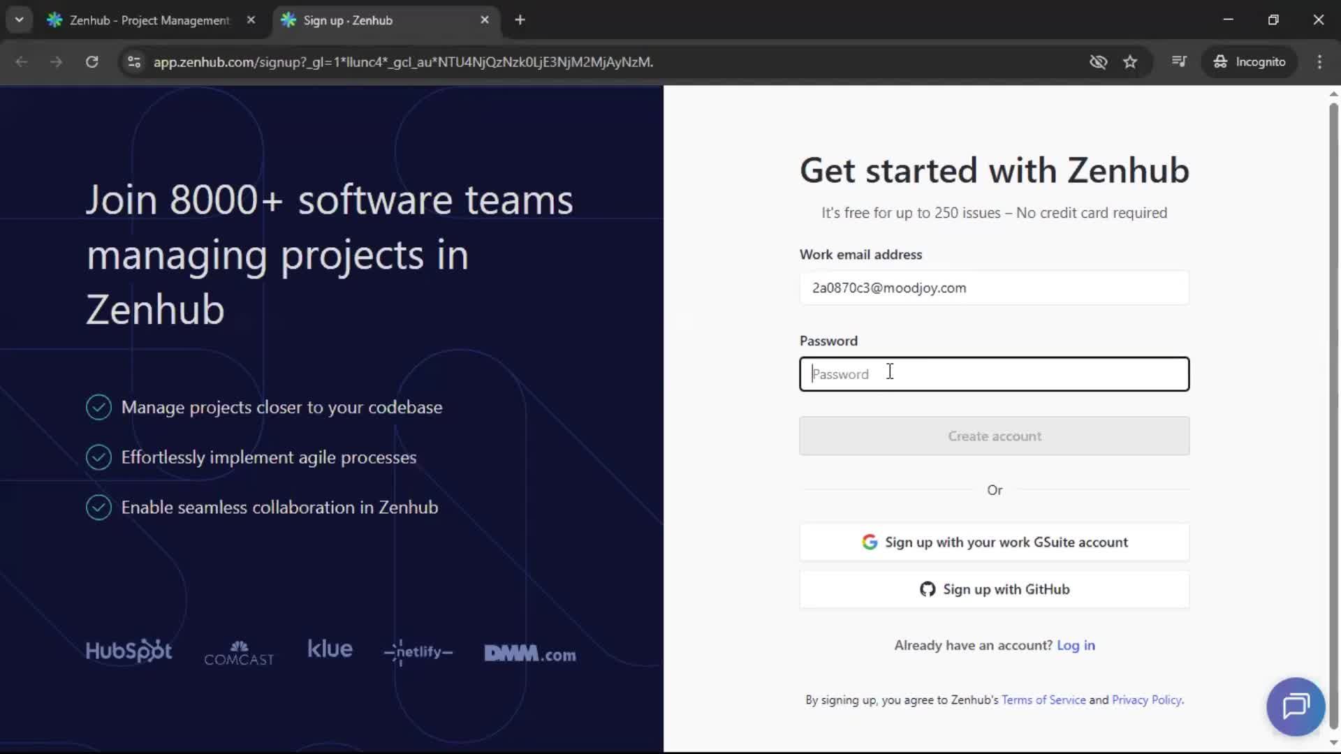Onboarding screenshot