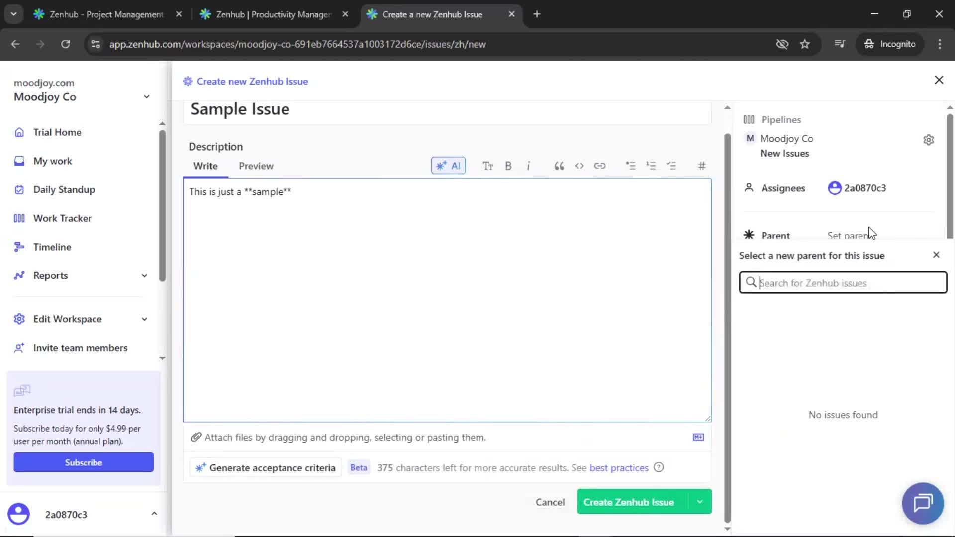 Onboarding screenshot