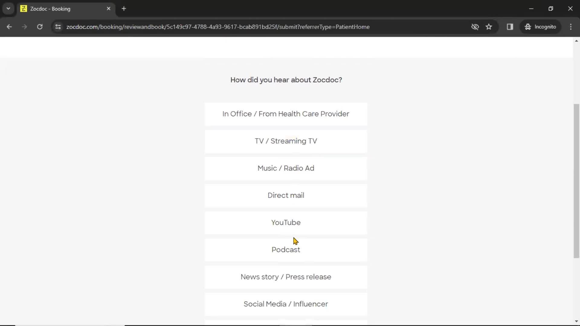 Onboarding screenshot