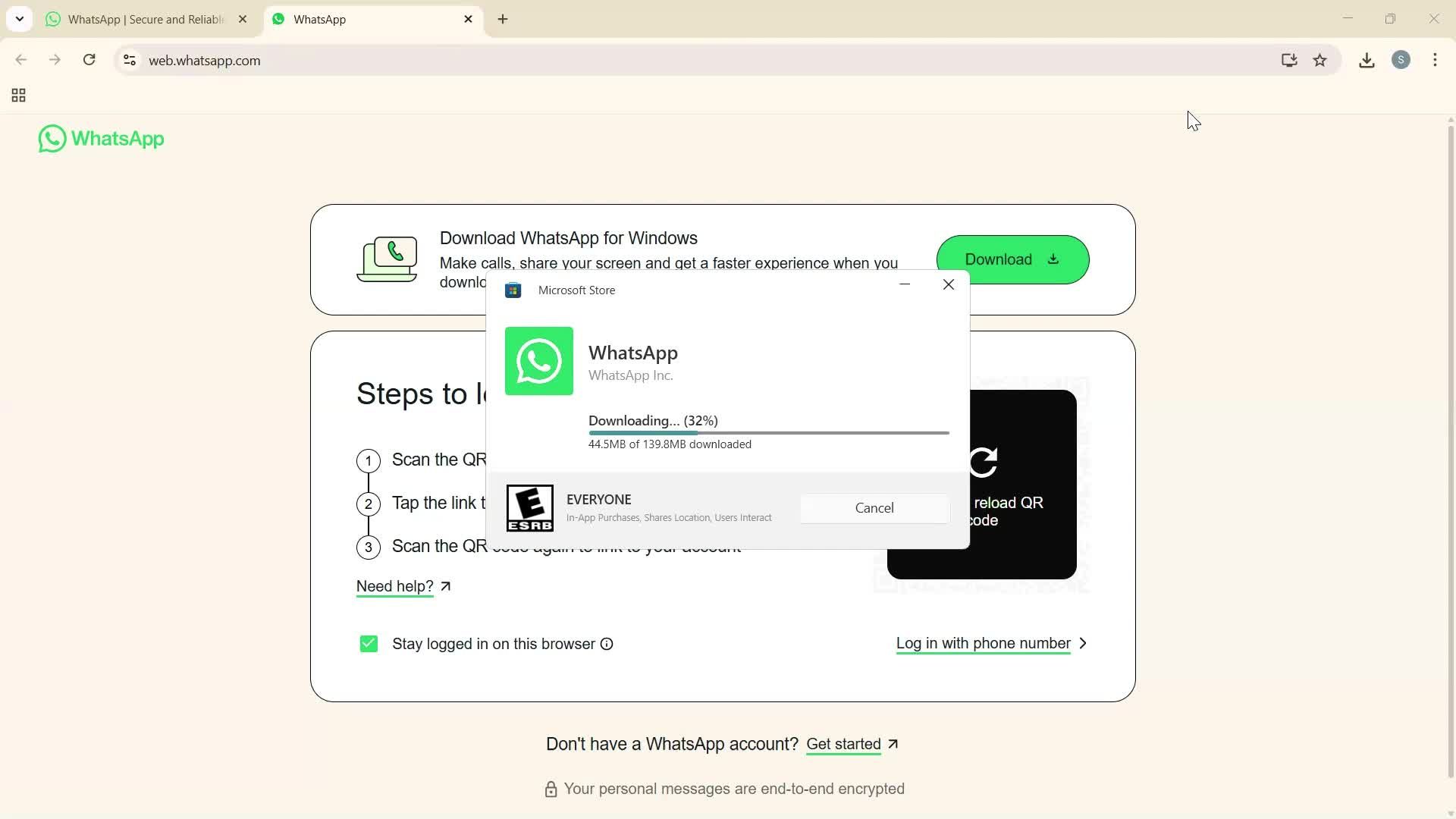 Onboarding screenshot