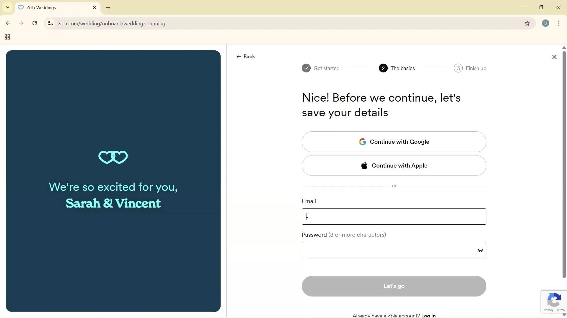 Onboarding screenshot