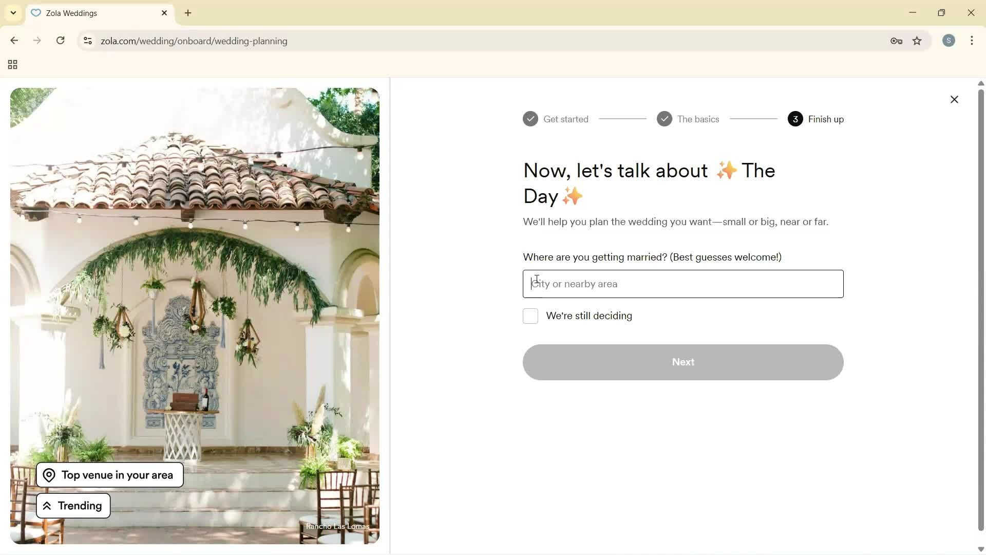 Onboarding screenshot