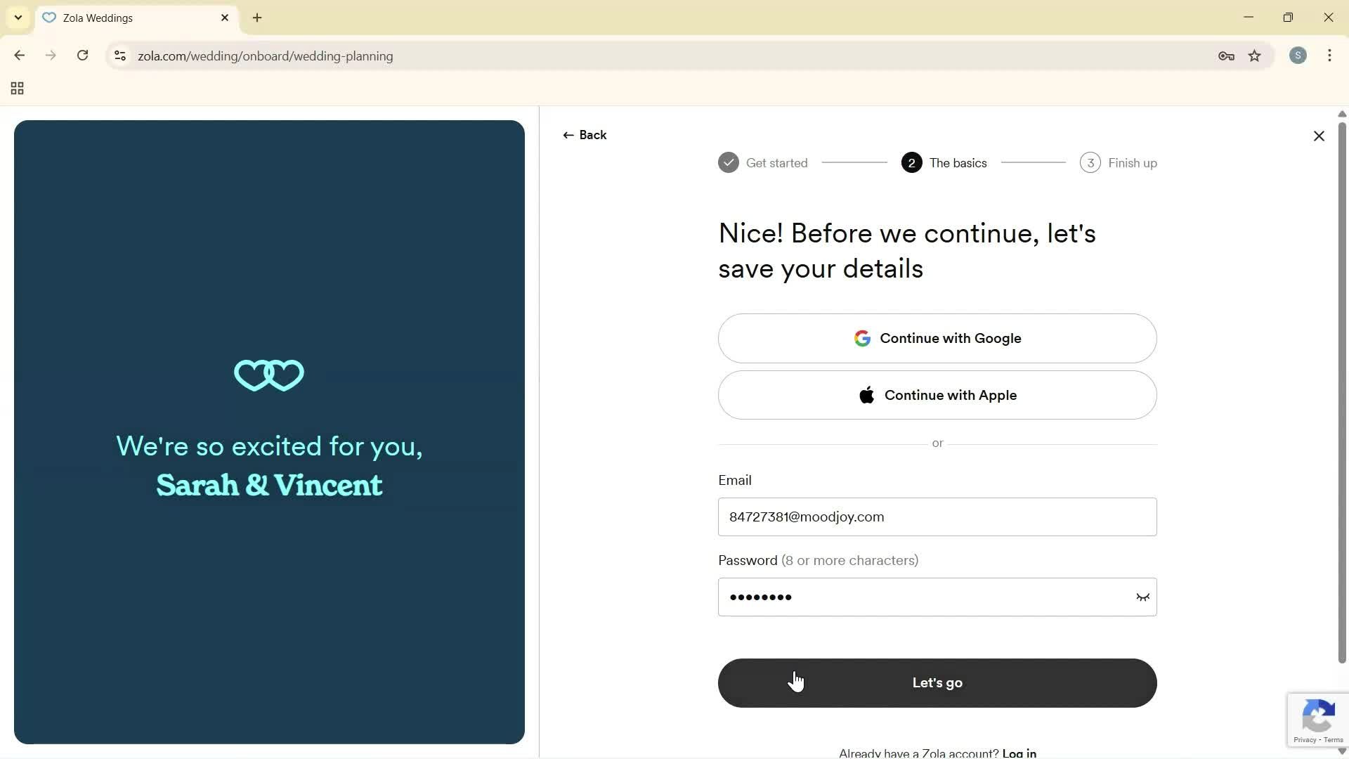 Onboarding screenshot