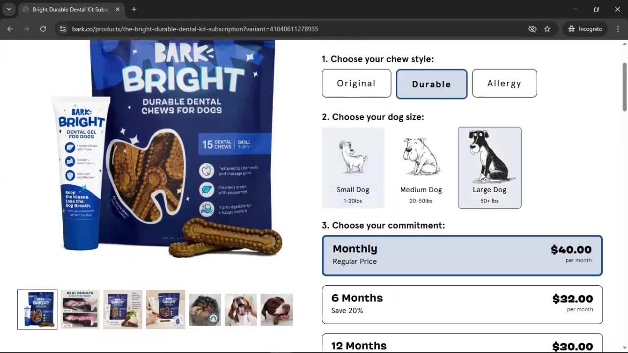 Buying something screenshot