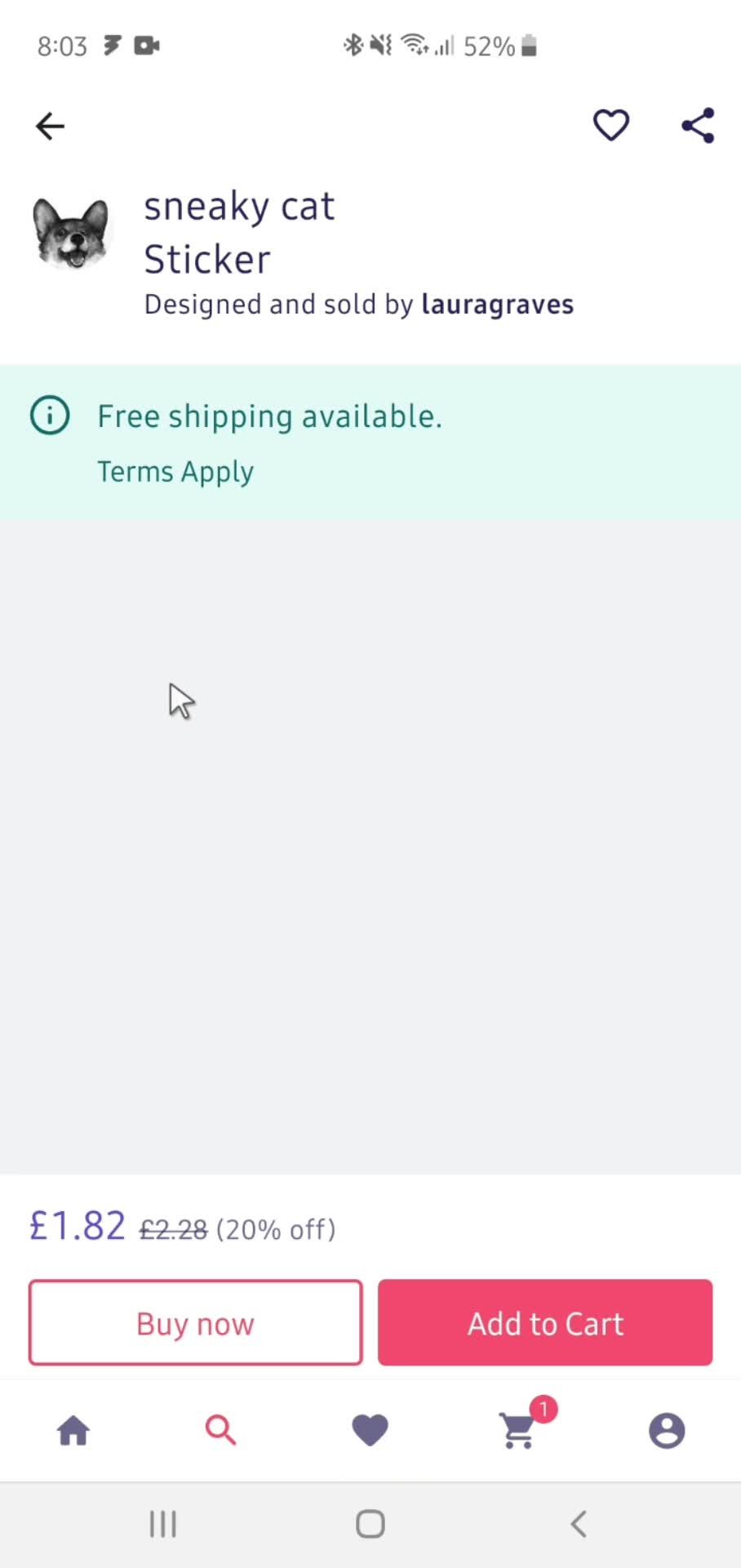 Buying something screenshot