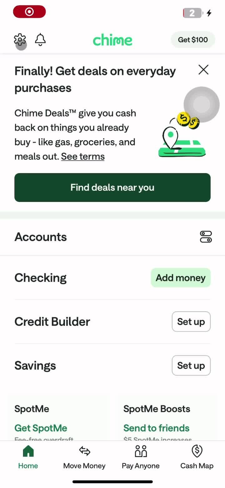 Paying bills screenshot