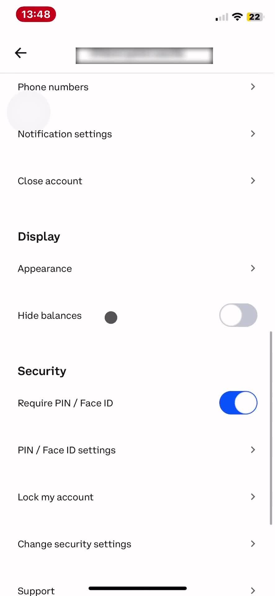 Privacy settings on Coinbase video thumbnail