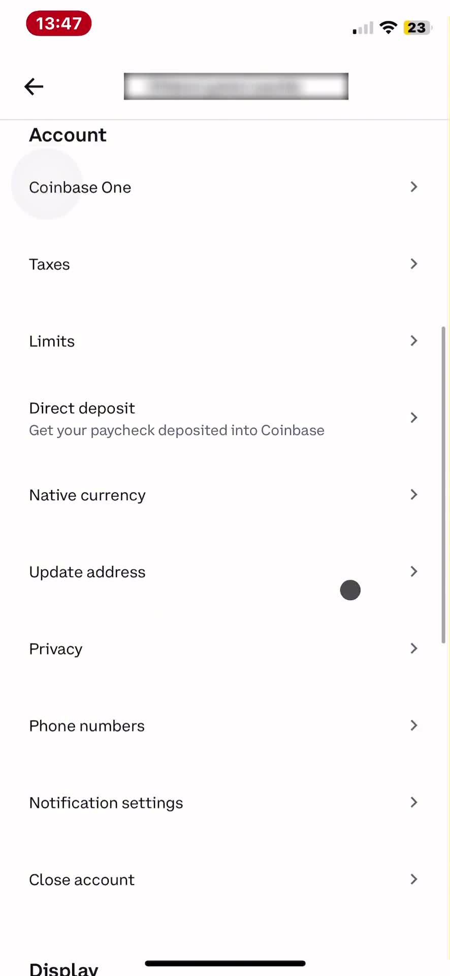 Privacy settings on Coinbase video thumbnail