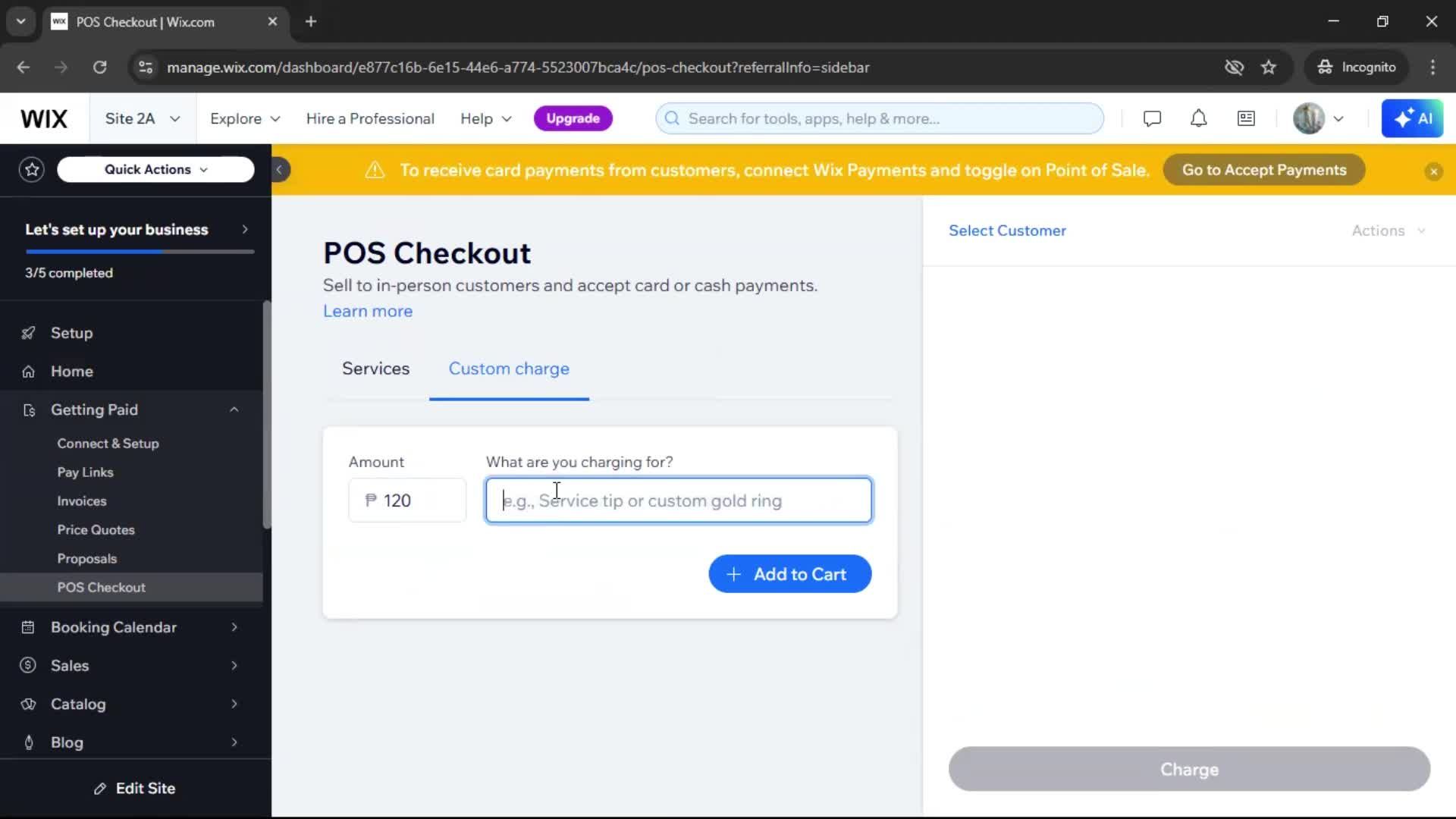 Recording a payment screenshot