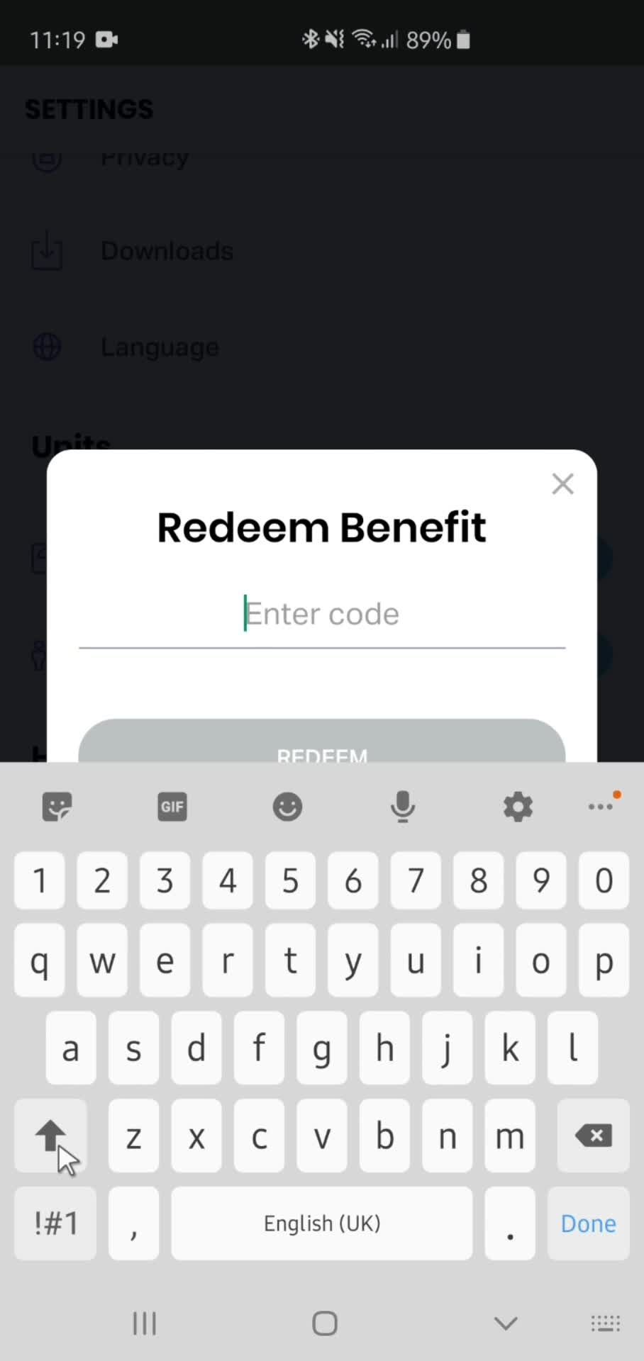 Redeeming a promo code on FitOn video thumbnail