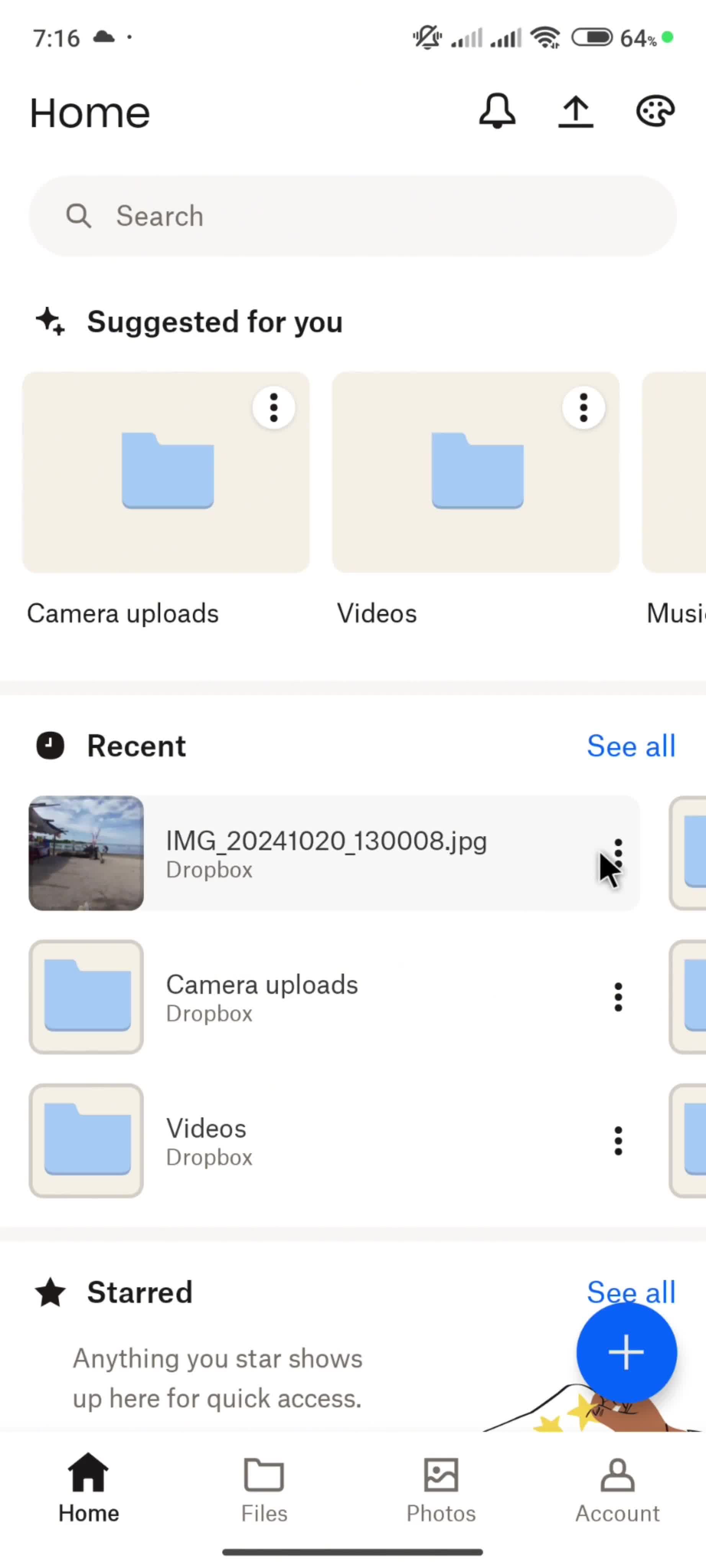 Renaming a file screenshot