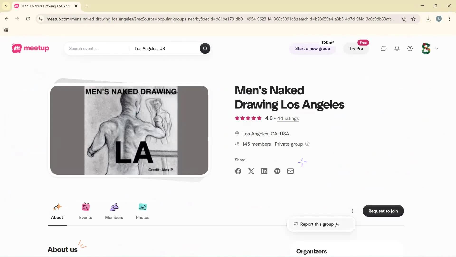 Reporting a group on Meetup video thumbnail