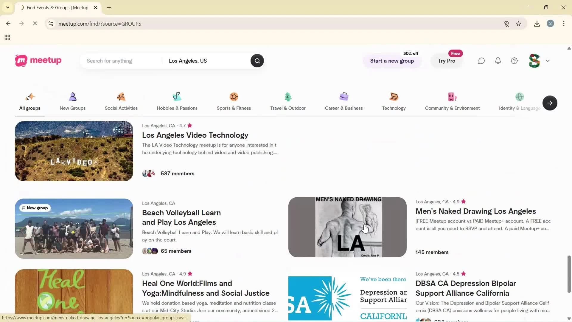 Reporting a group on Meetup video thumbnail