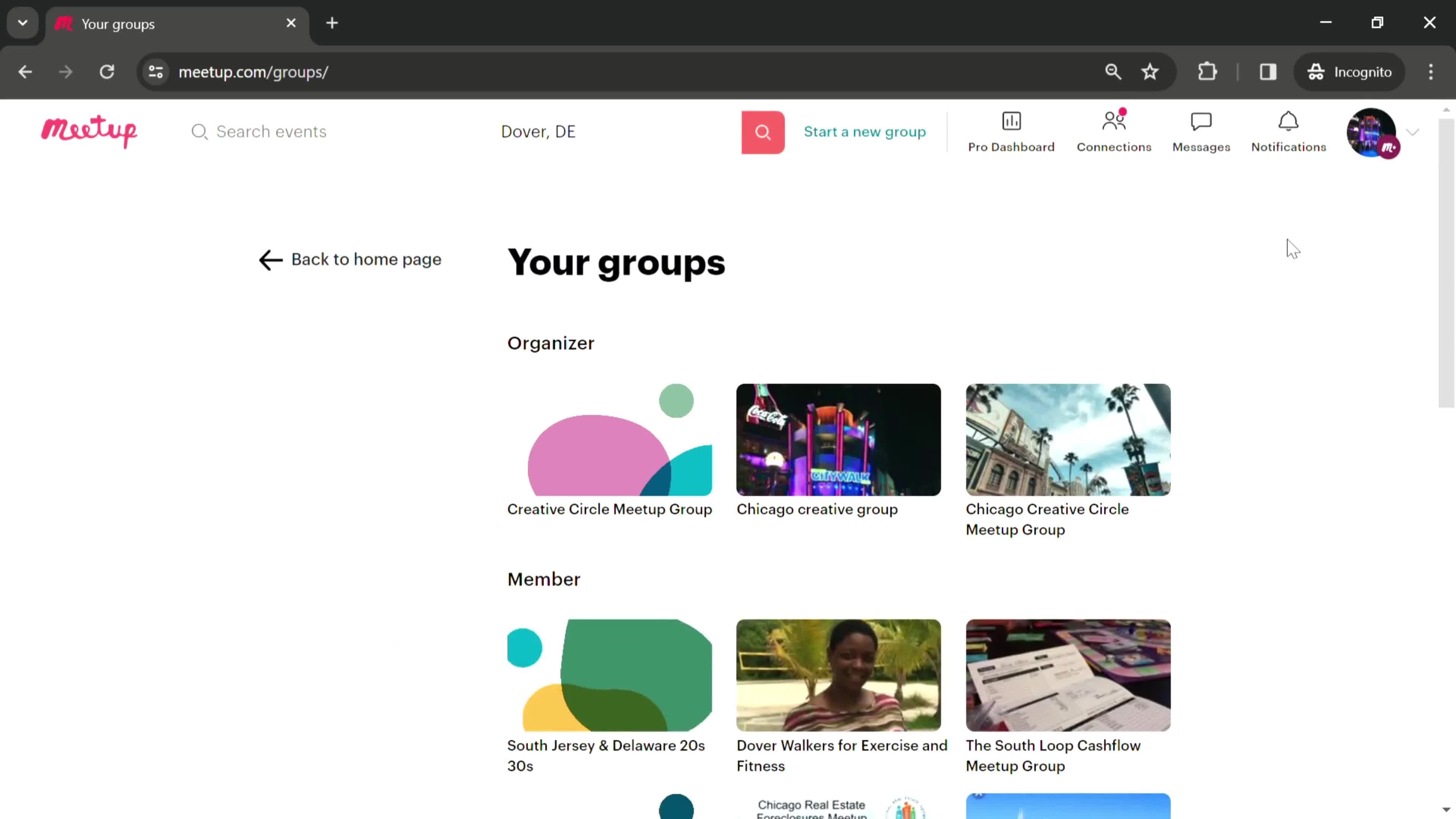 Reporting a group screenshot