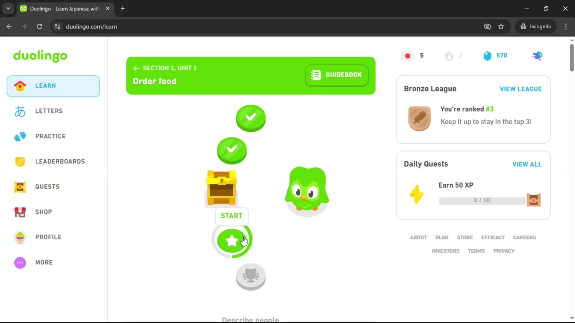 Reporting an issue screenshot