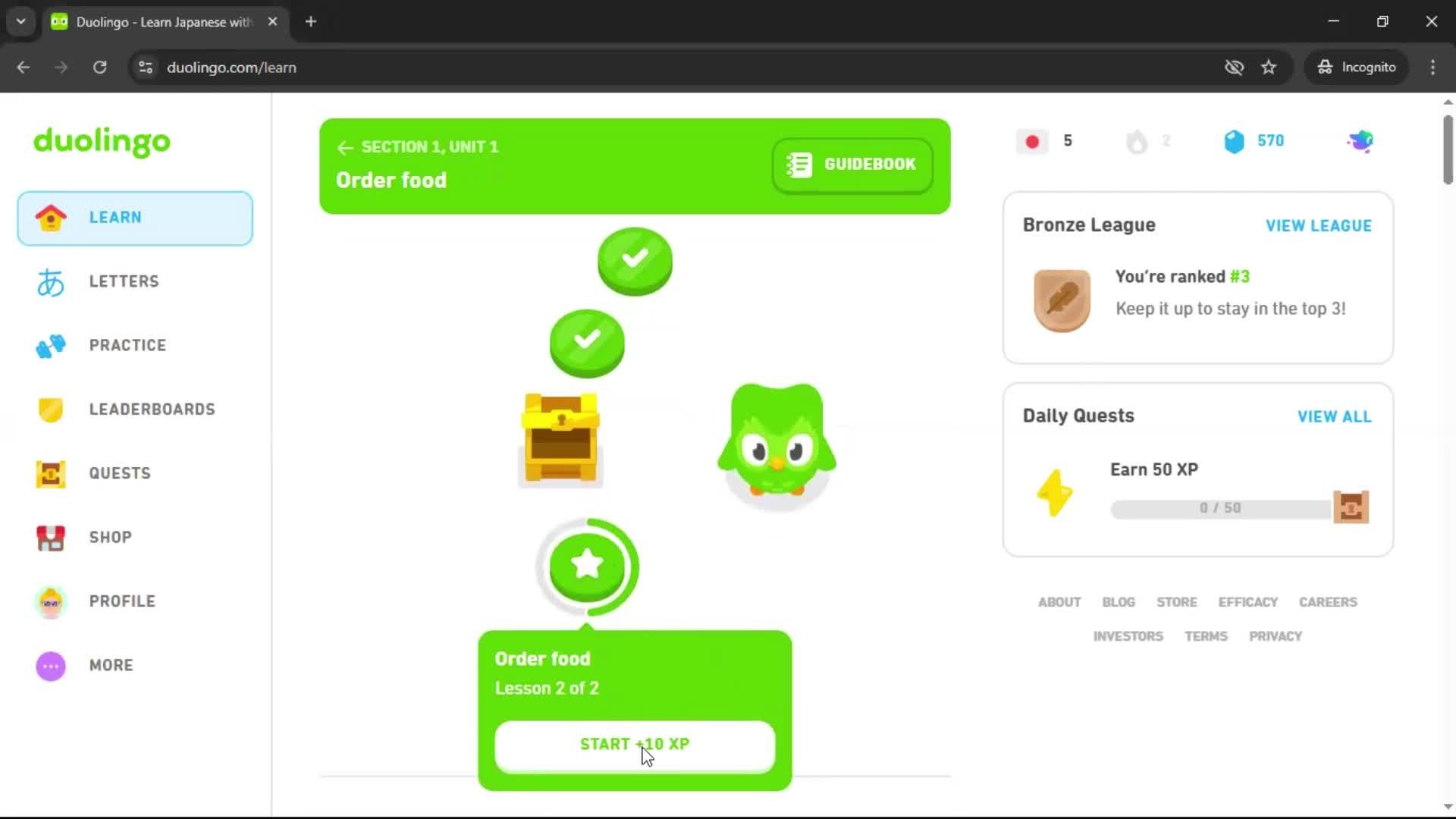 Reporting an issue screenshot