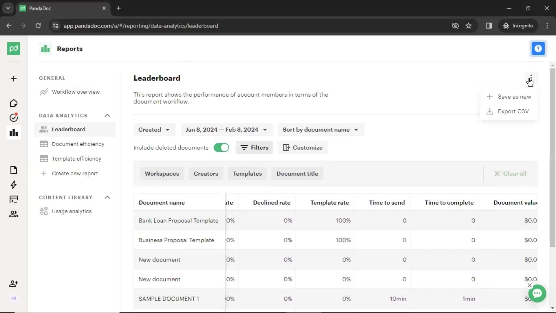 Analytics/Stats on PandaDoc video thumbnail