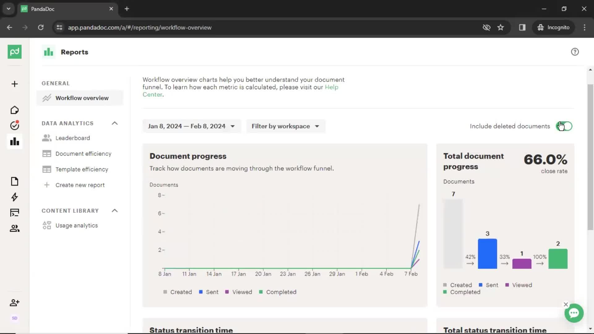 Analytics/Stats on PandaDoc video thumbnail