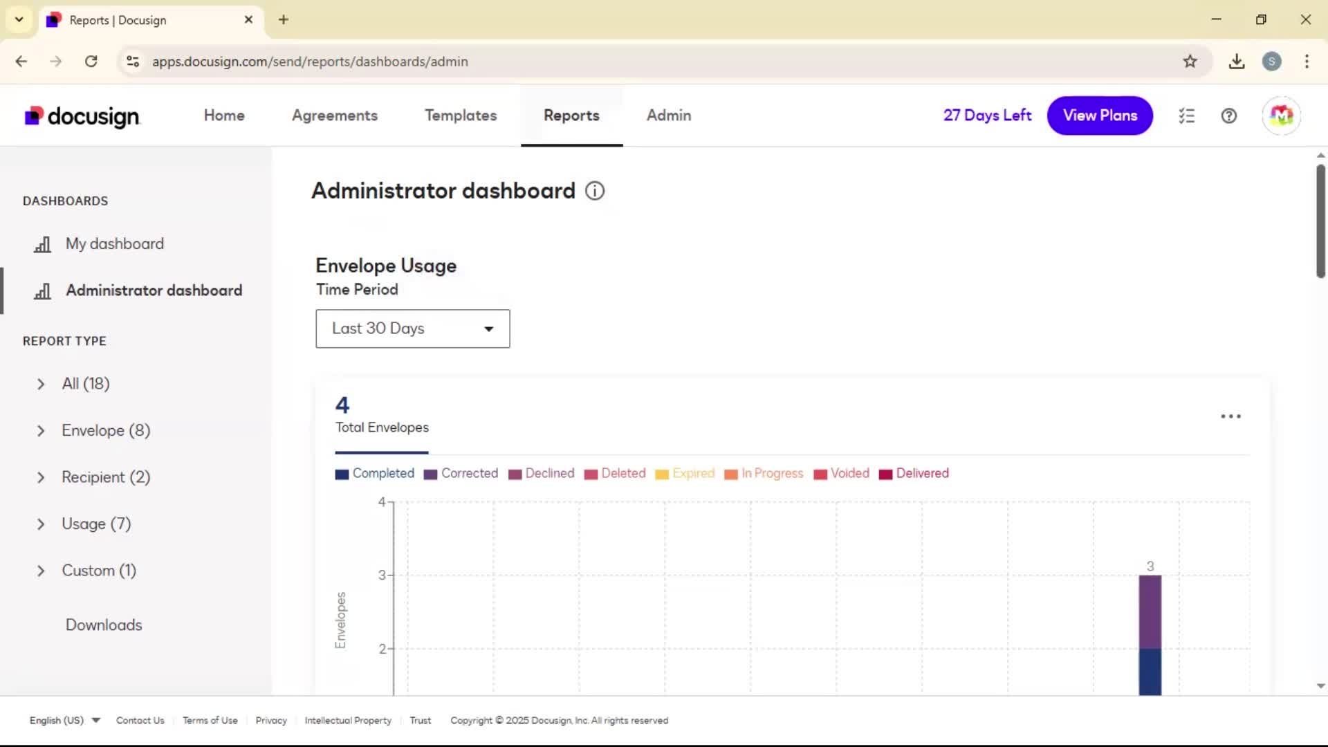 Reports screenshot