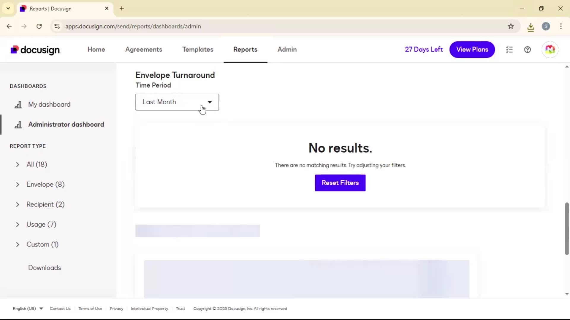 Reports screenshot