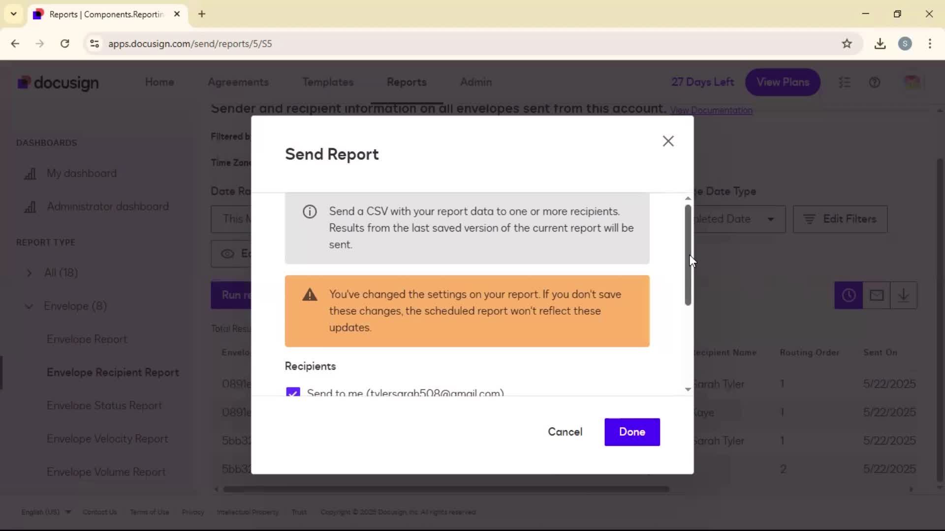Reports on Docusign video thumbnail