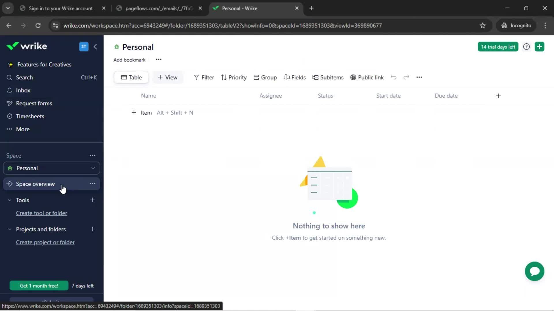 Resetting password screenshot