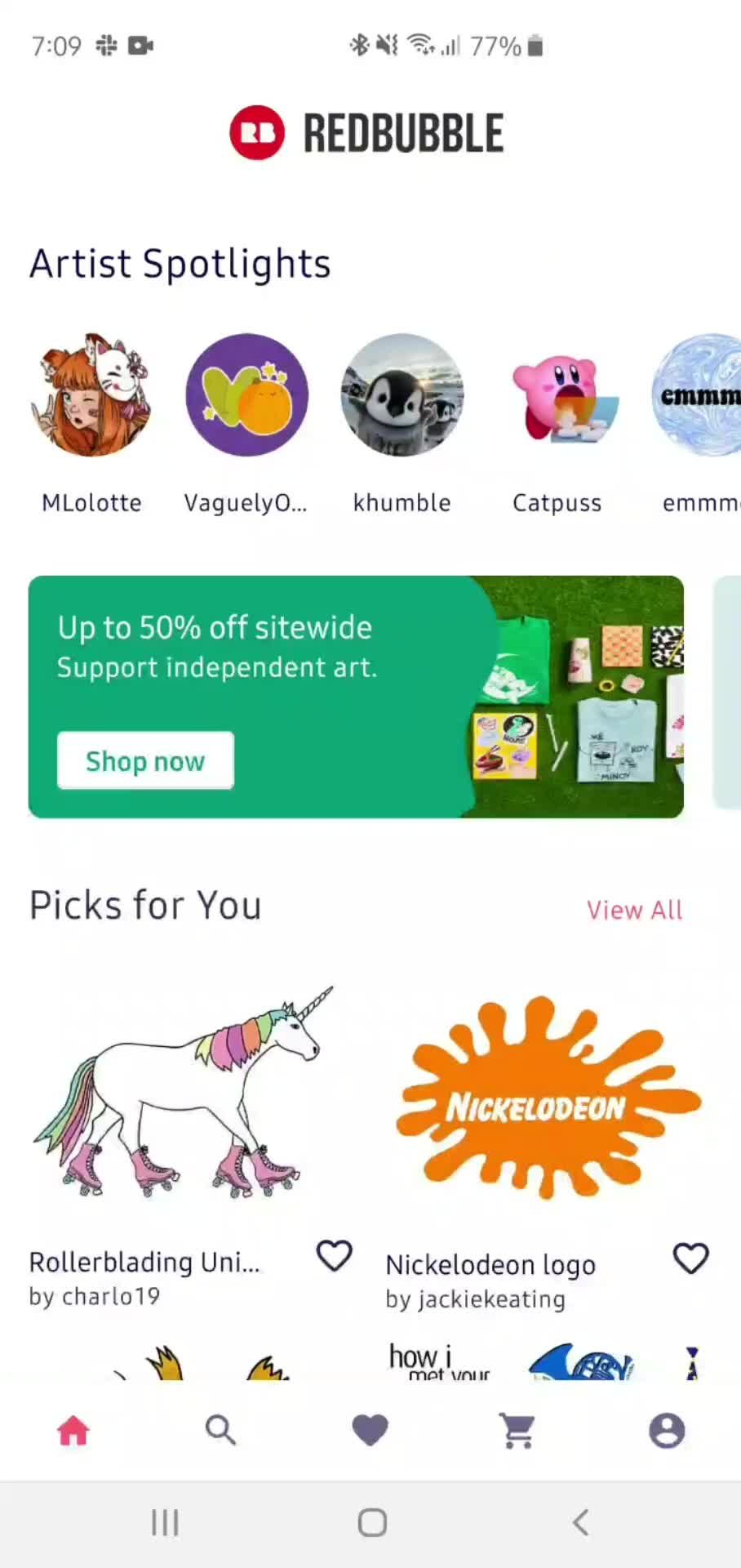 Adding to favorites screenshot