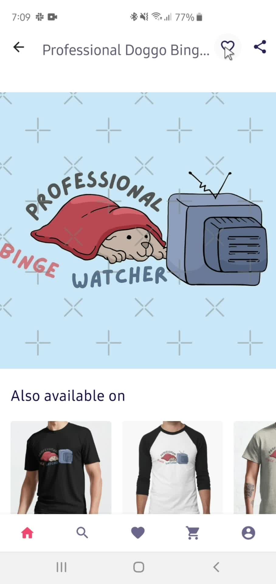 Adding to favorites screenshot