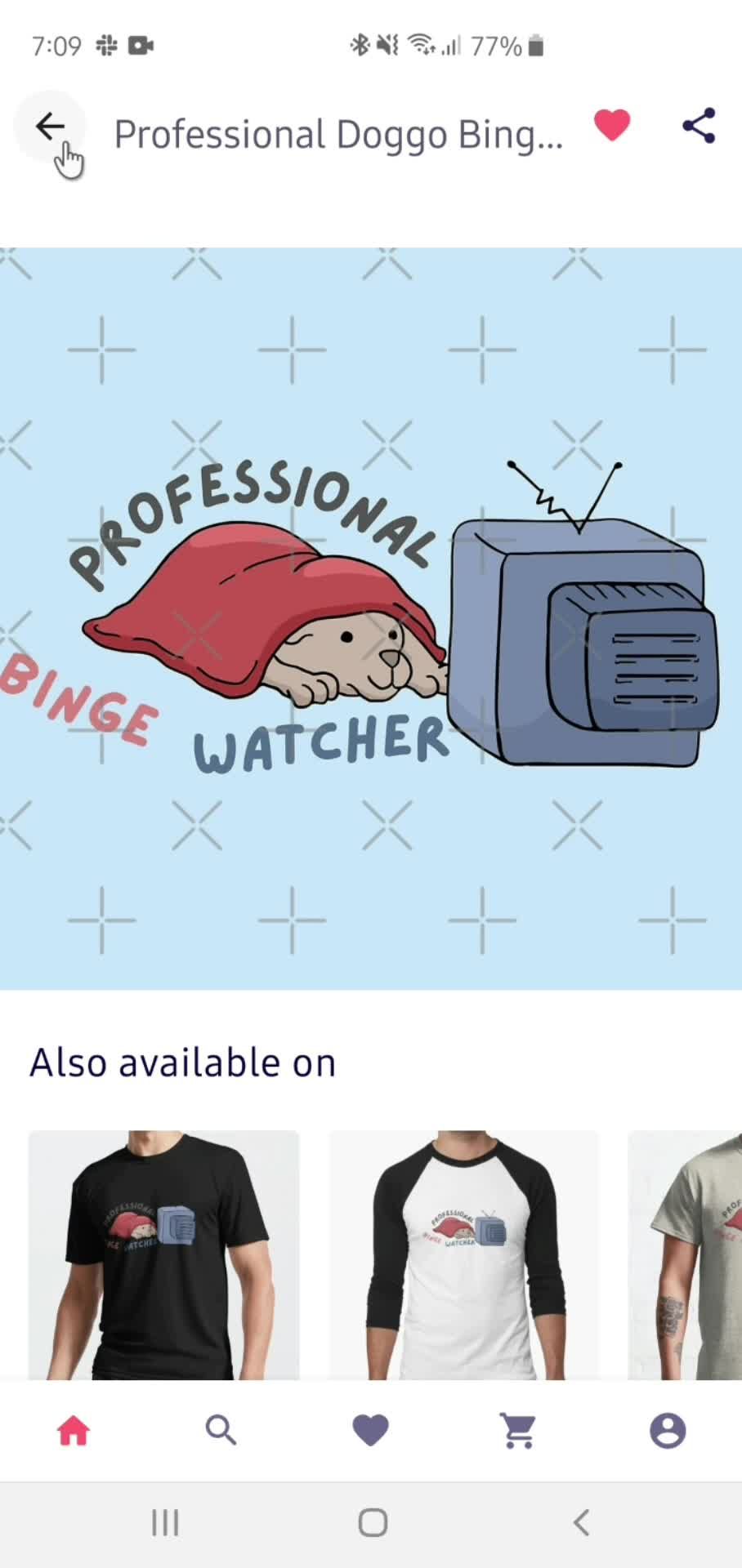 Adding to favorites screenshot