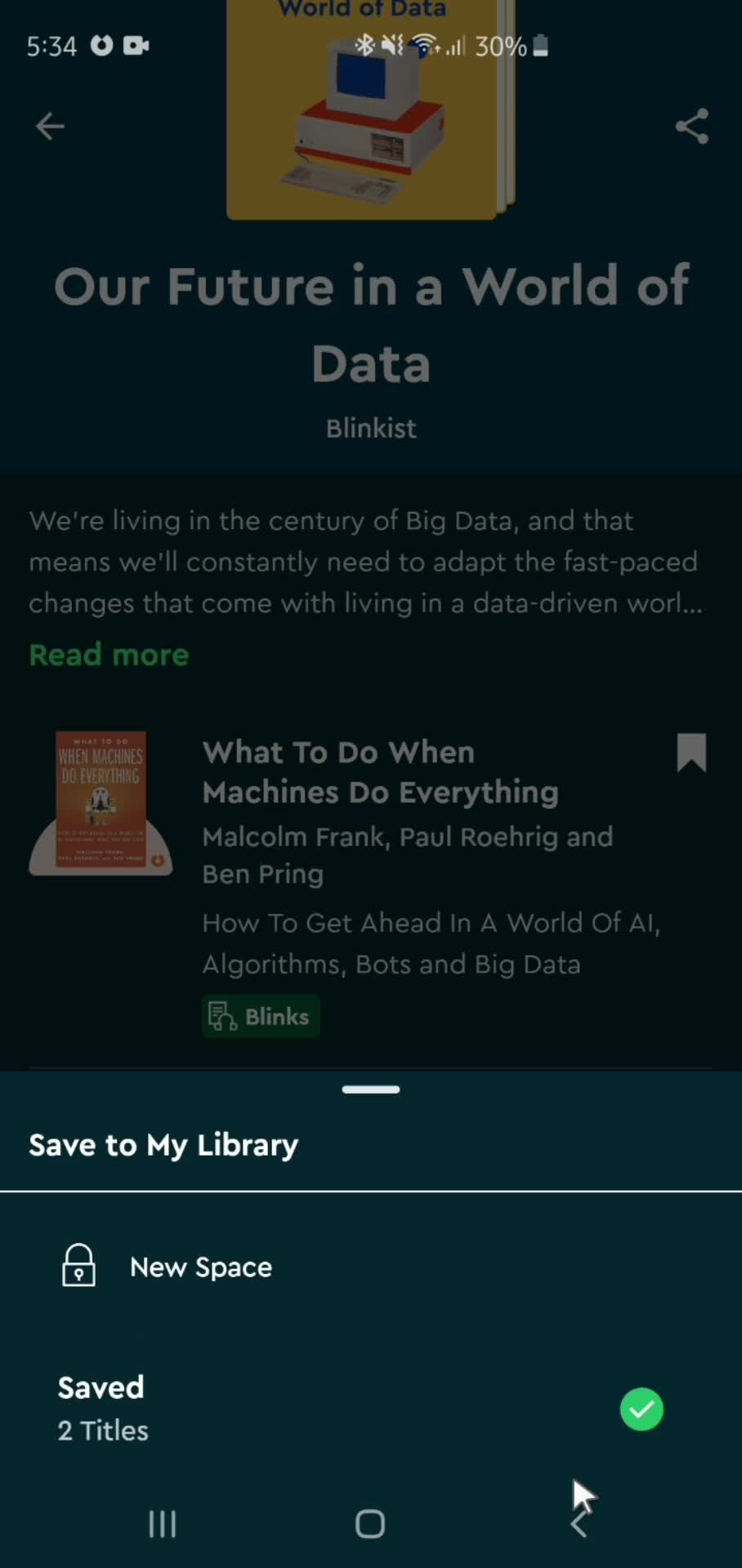 Saving on Blinkist video thumbnail