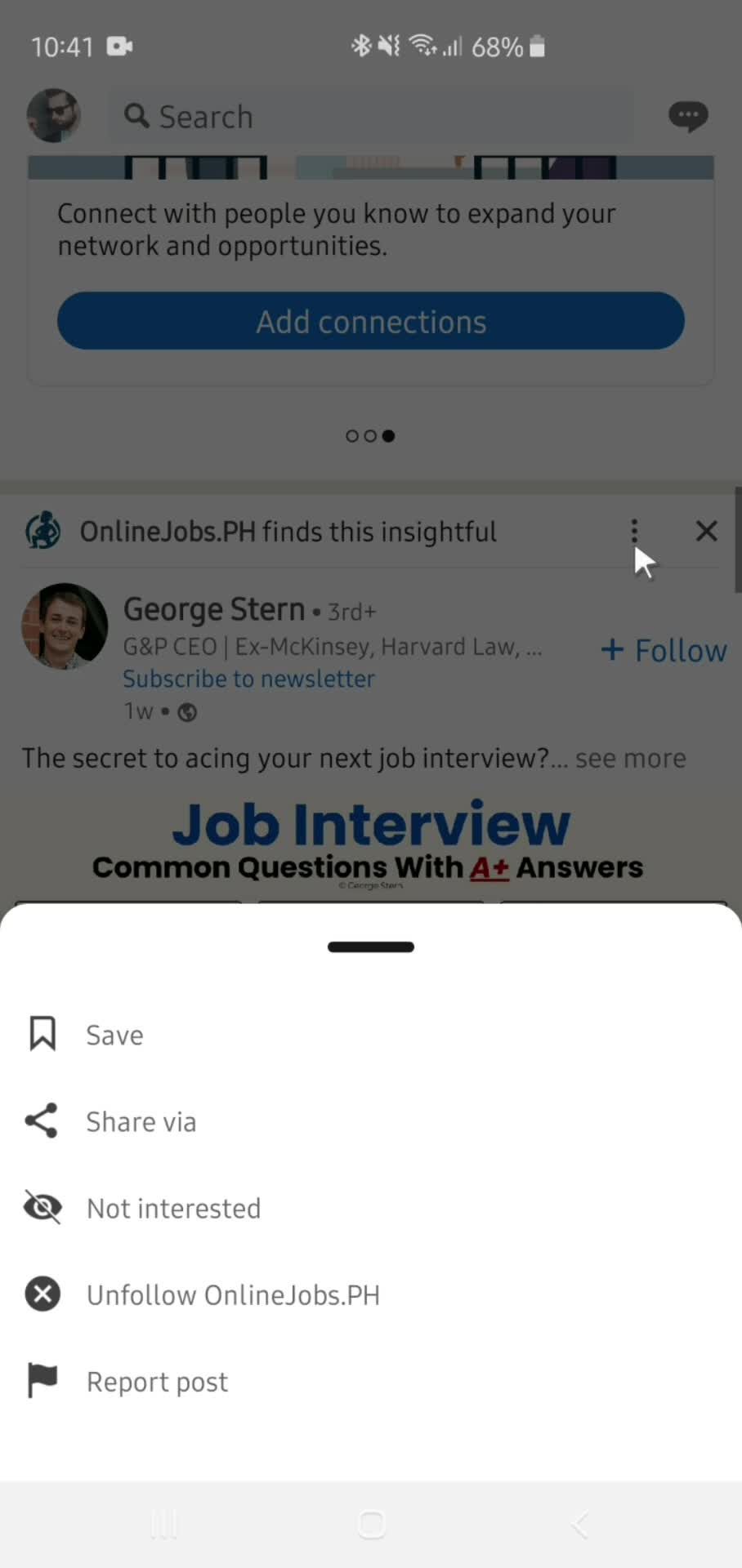 Saving screenshot