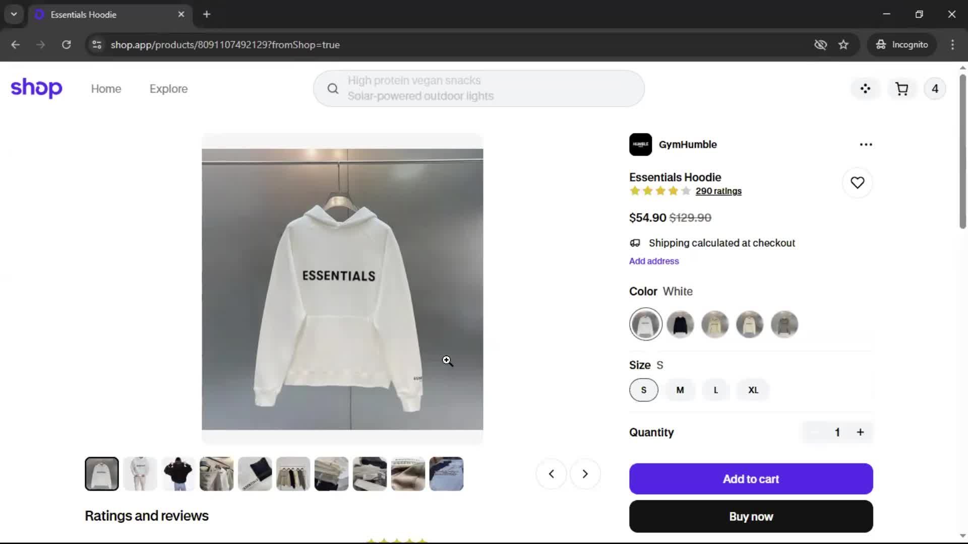 Saving screenshot