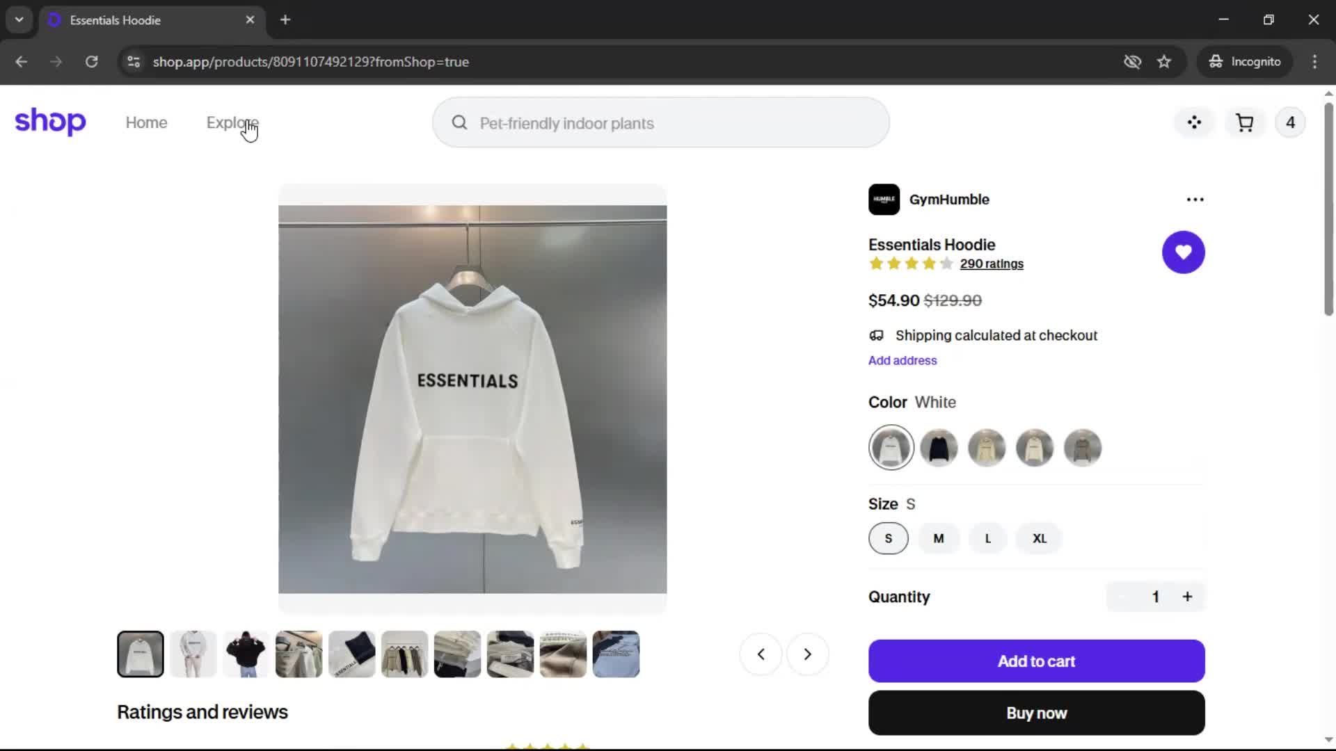 Saving screenshot