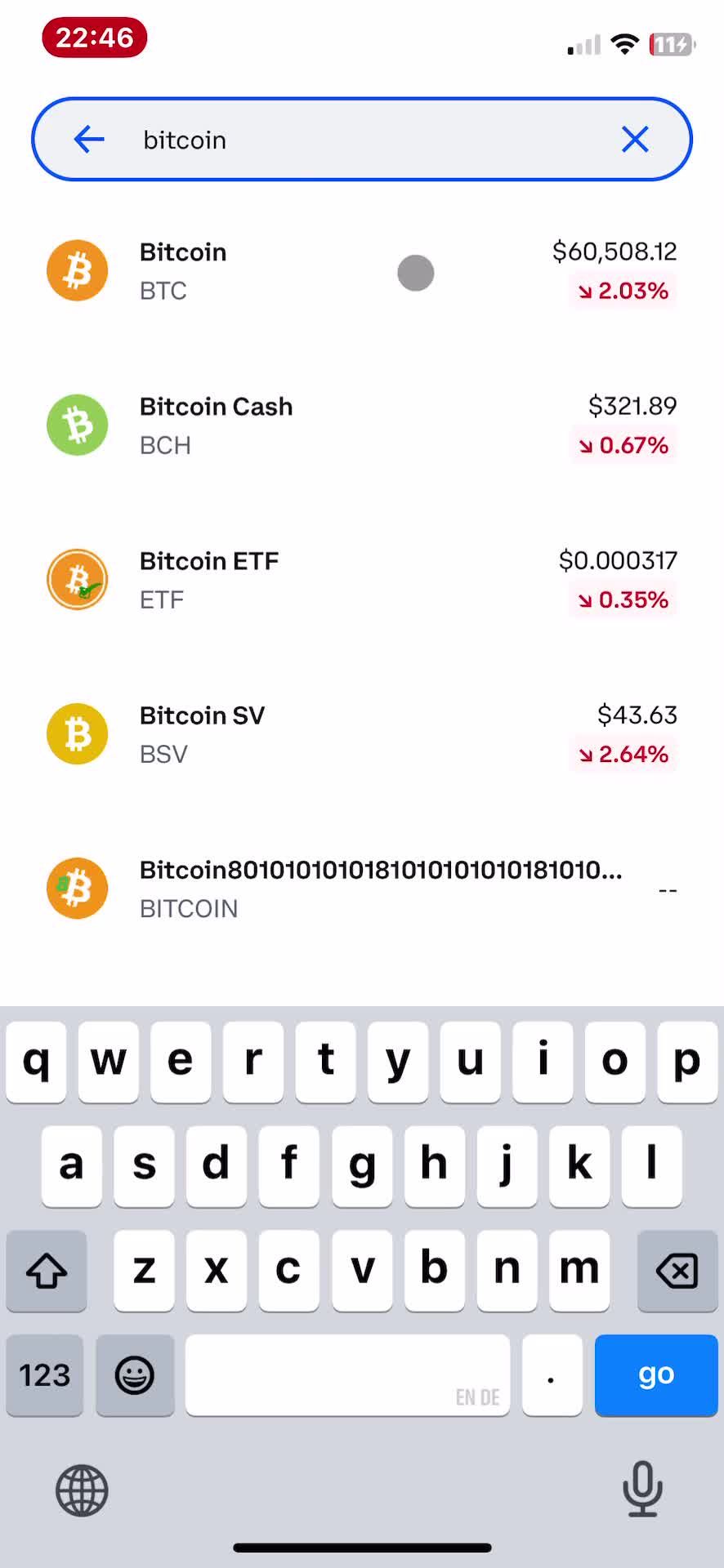 Searching on Coinbase video thumbnail