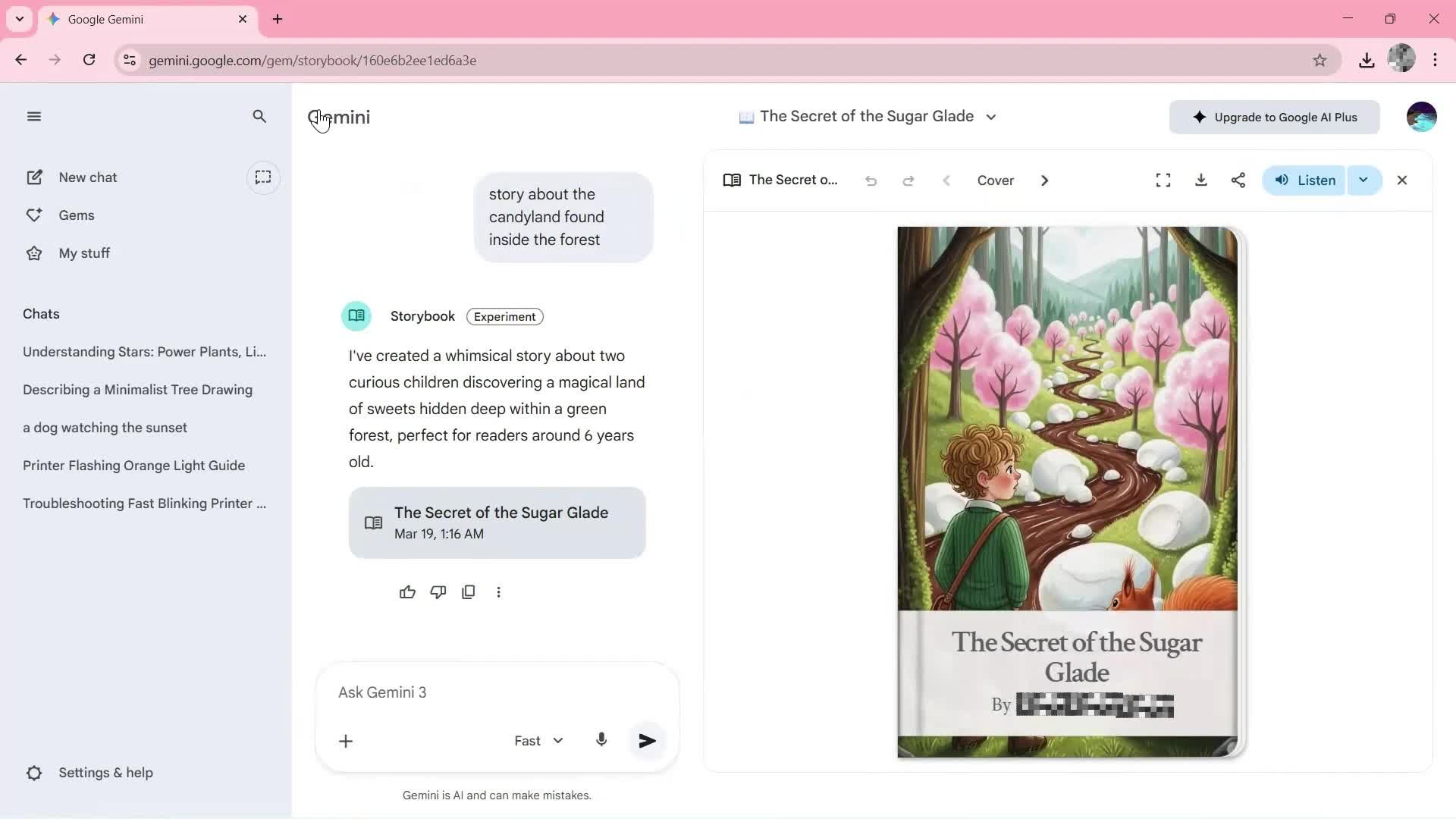 Searching screenshot