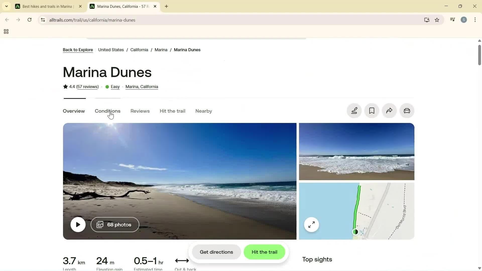 Searching screenshot