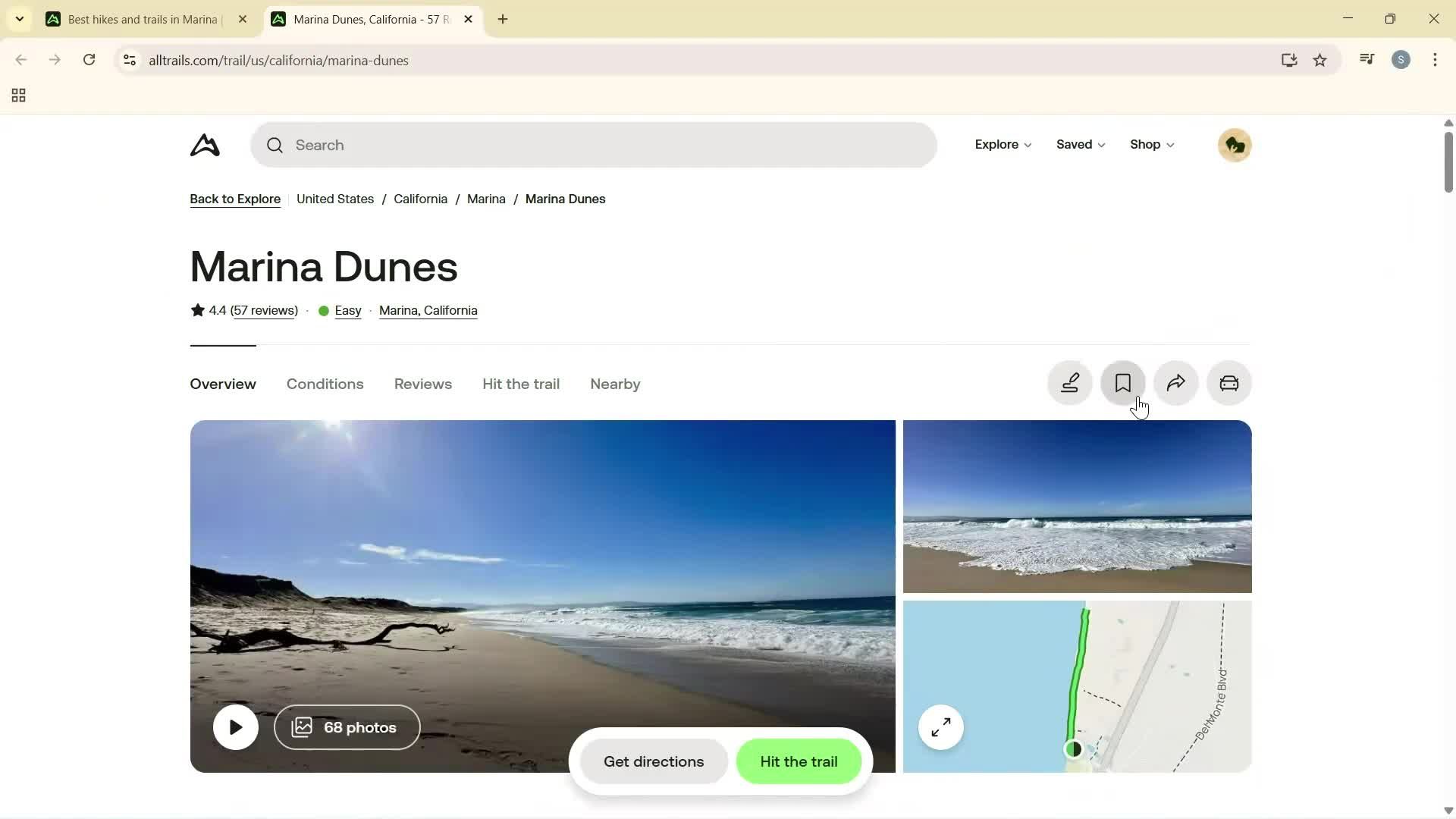 Searching screenshot