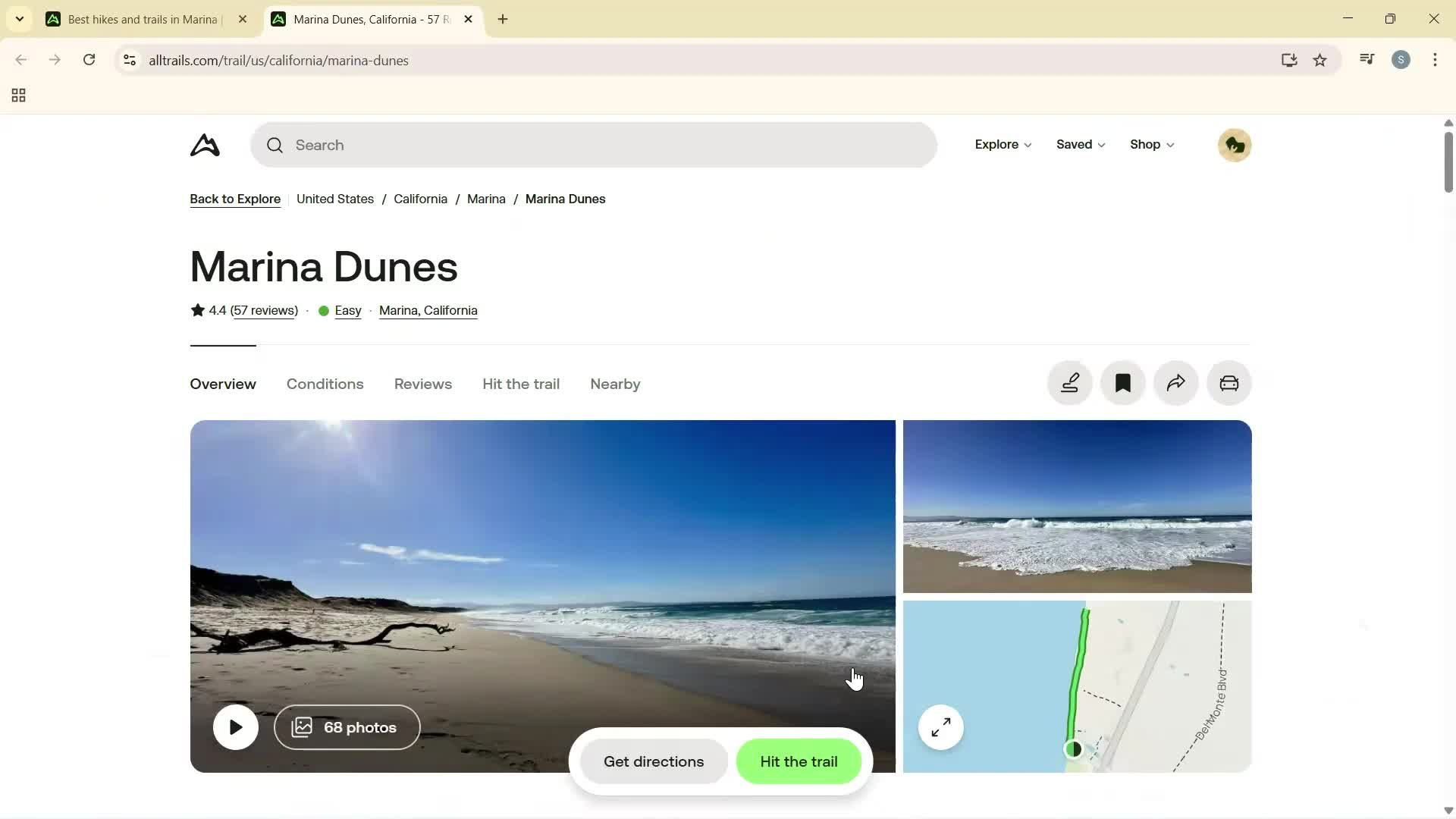 Searching screenshot